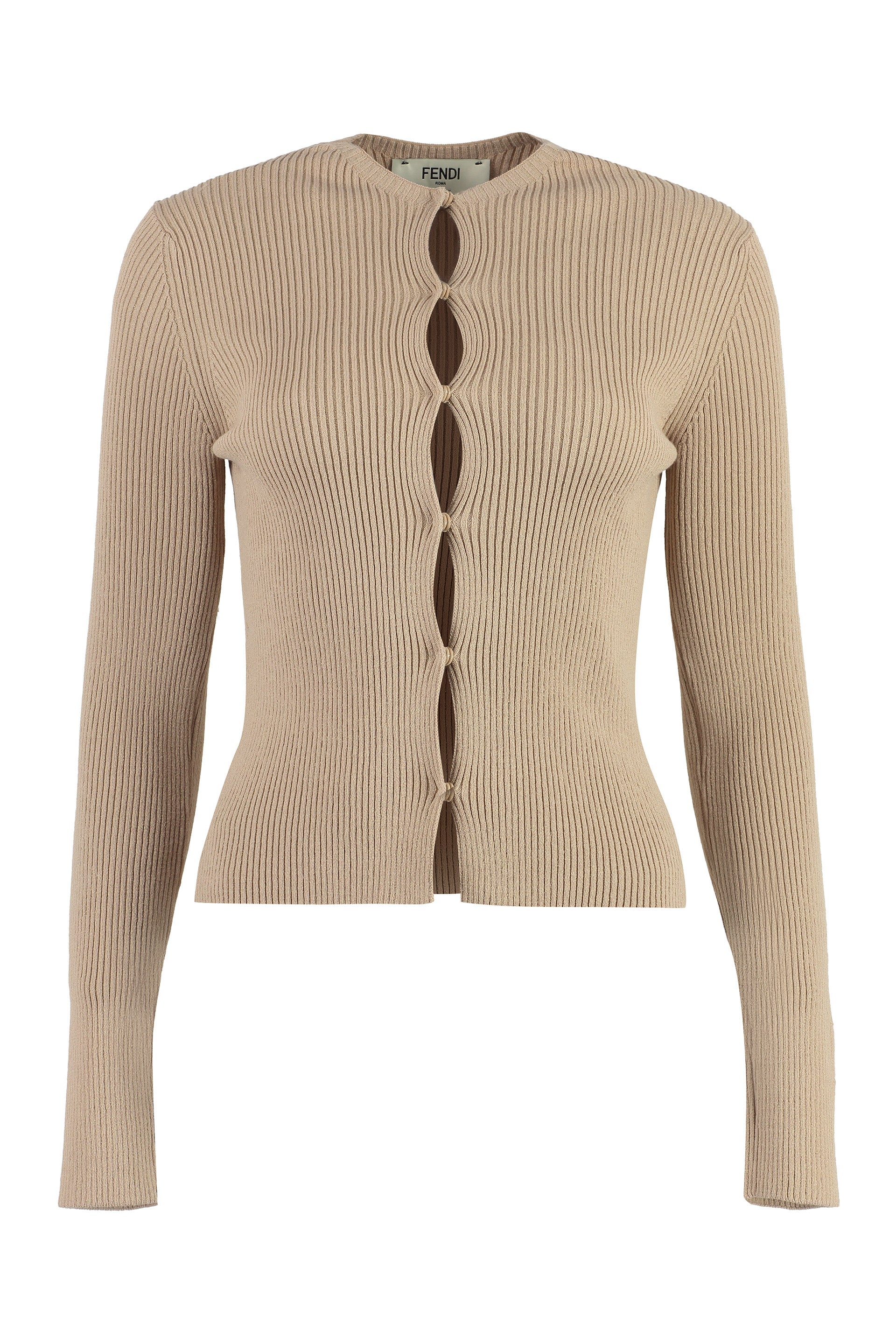 FENDI Cotton Blend Cardigan for Women