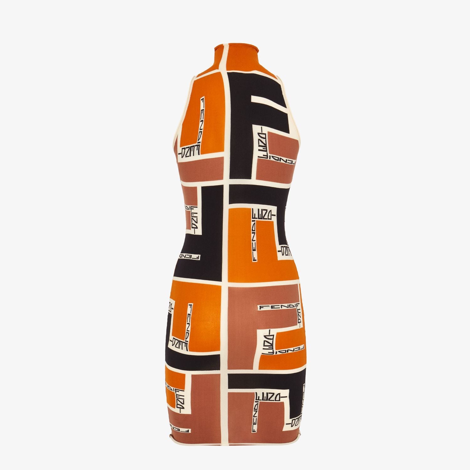 FENDI Printed Viscose Blend Dress for Women - SS24