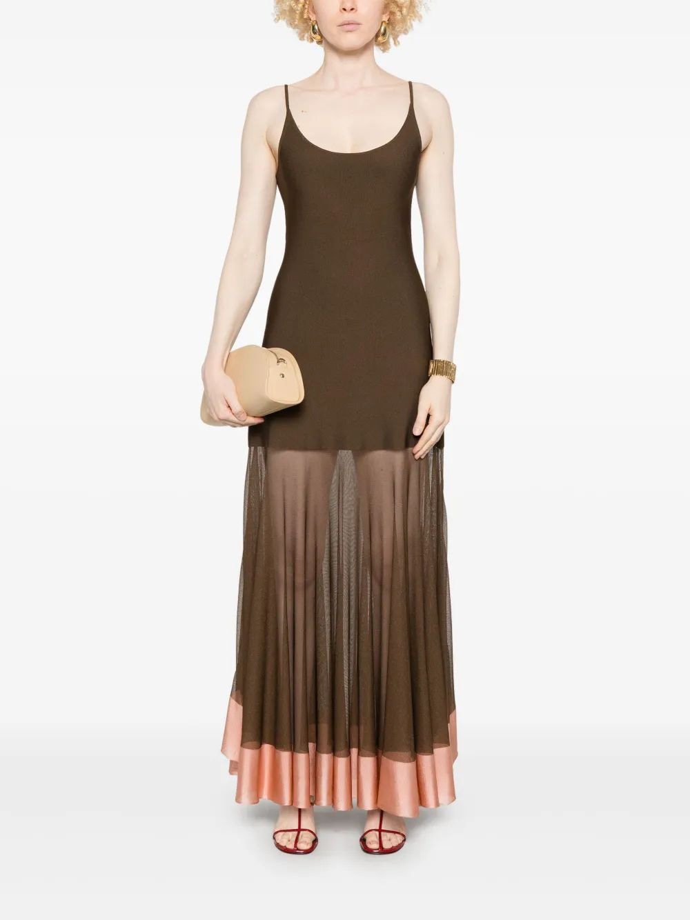 FENDI Knit Shear Dress