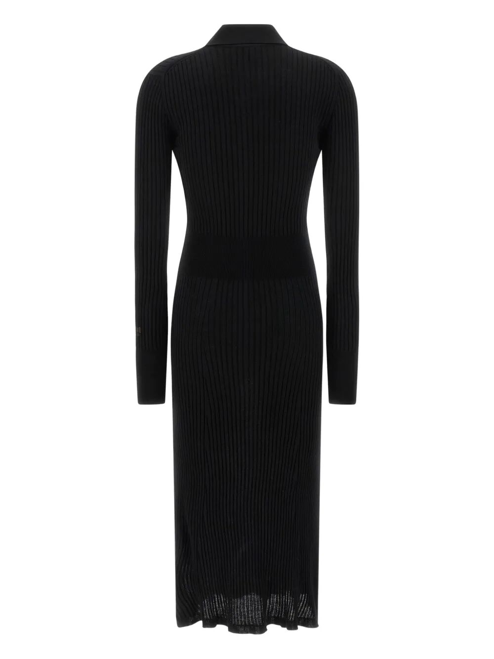 FENDI Wool Fitted Midi Dress