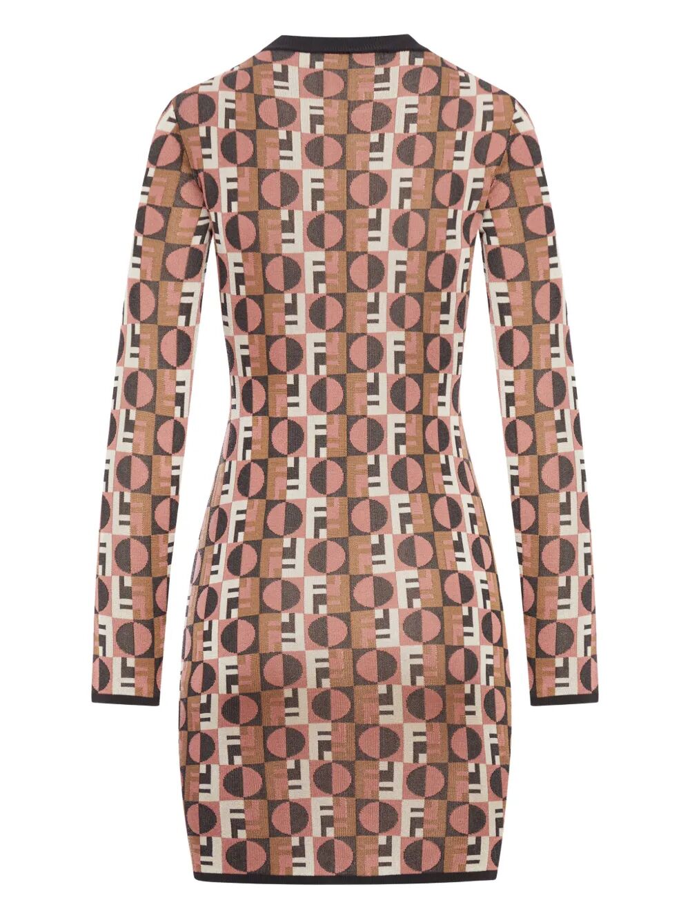 FENDI Close-Fitting Mini Jacquard Dress