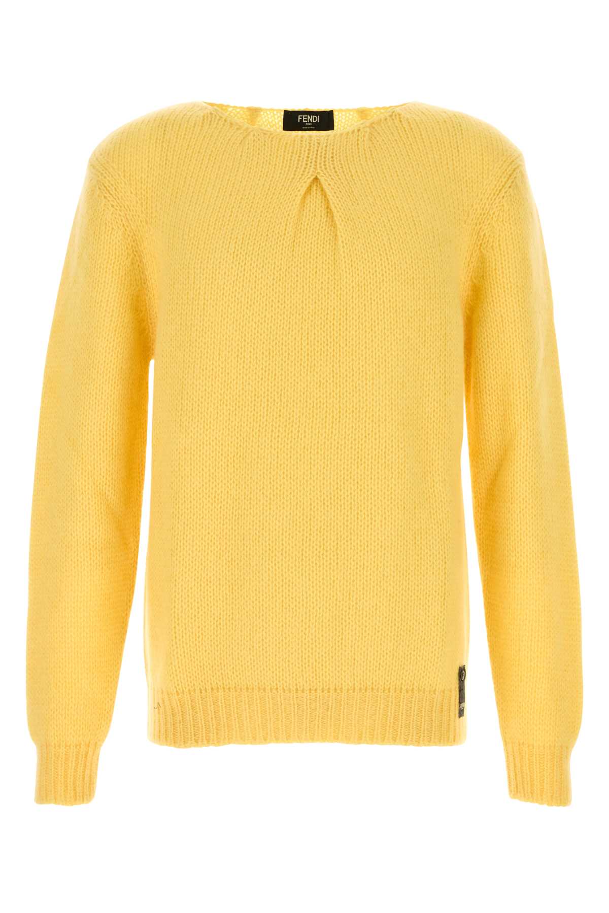 FENDI Mohair Blend Crew Jumper for Men - FW24 Edition