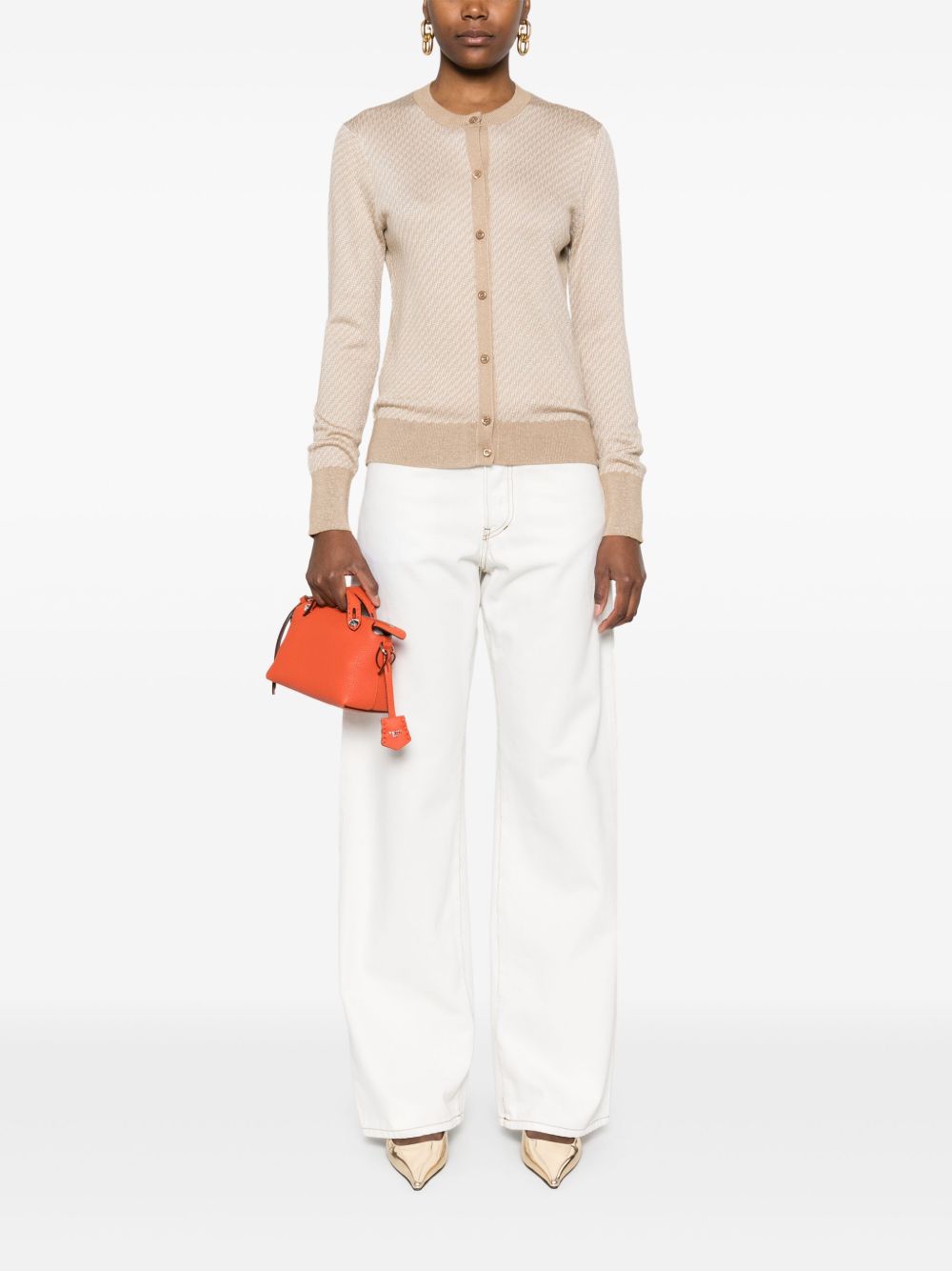 FENDI Wool Cardigan for Women - SS25 Collection