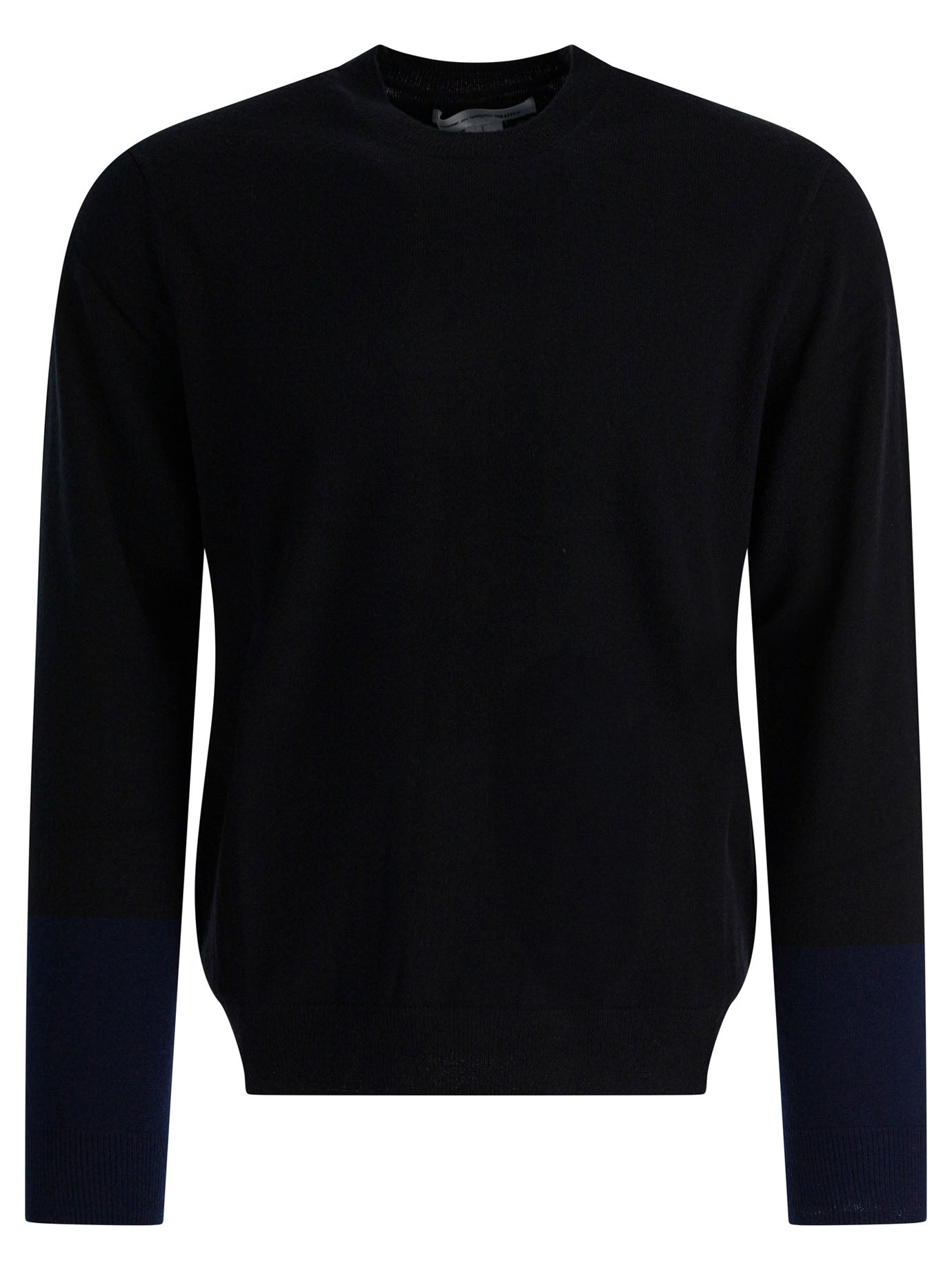 COMME DES GARÇONS FOREVER Classic Crew Neck Wool Sweater for Men