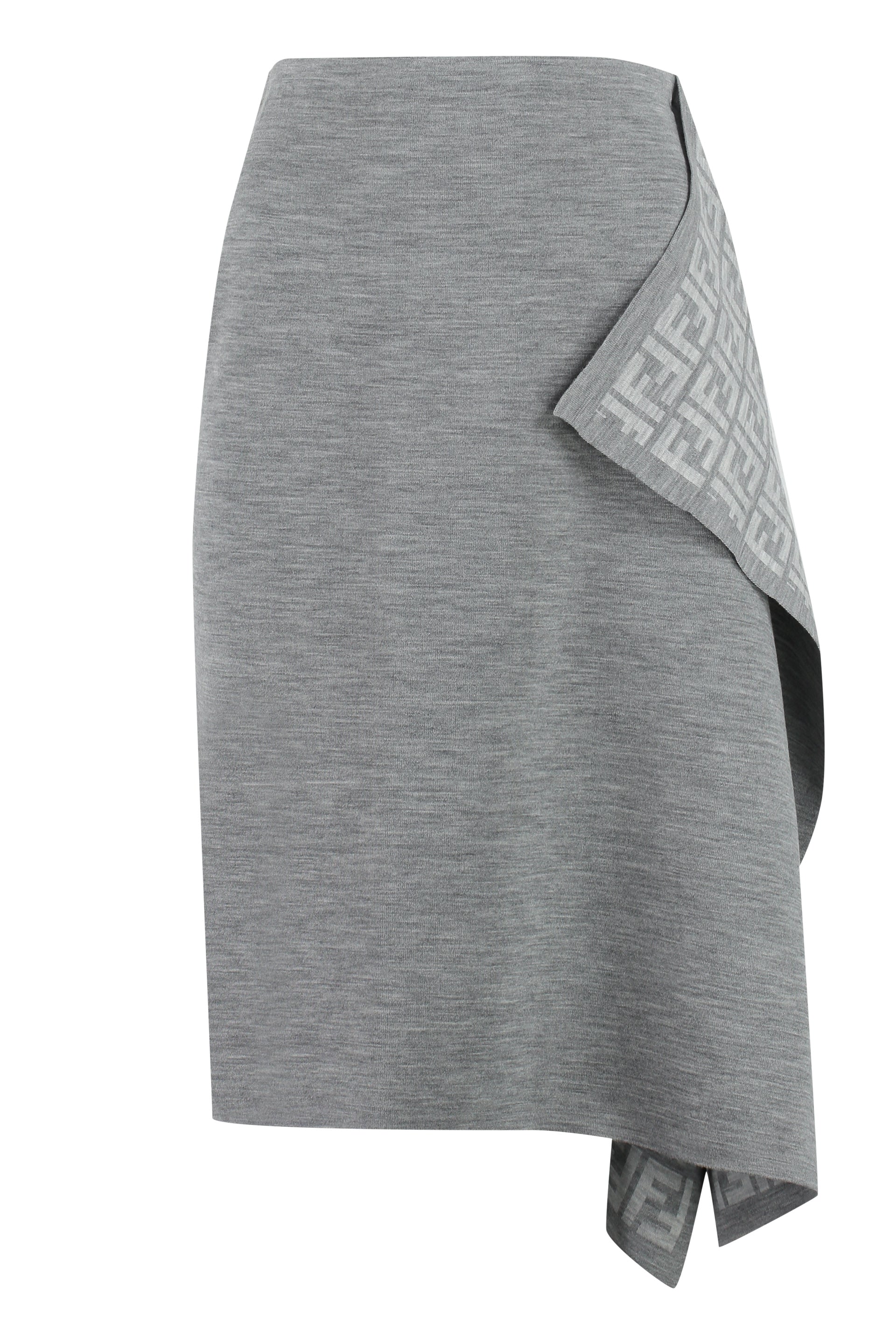 FENDI Wool Blend Mini Skirt