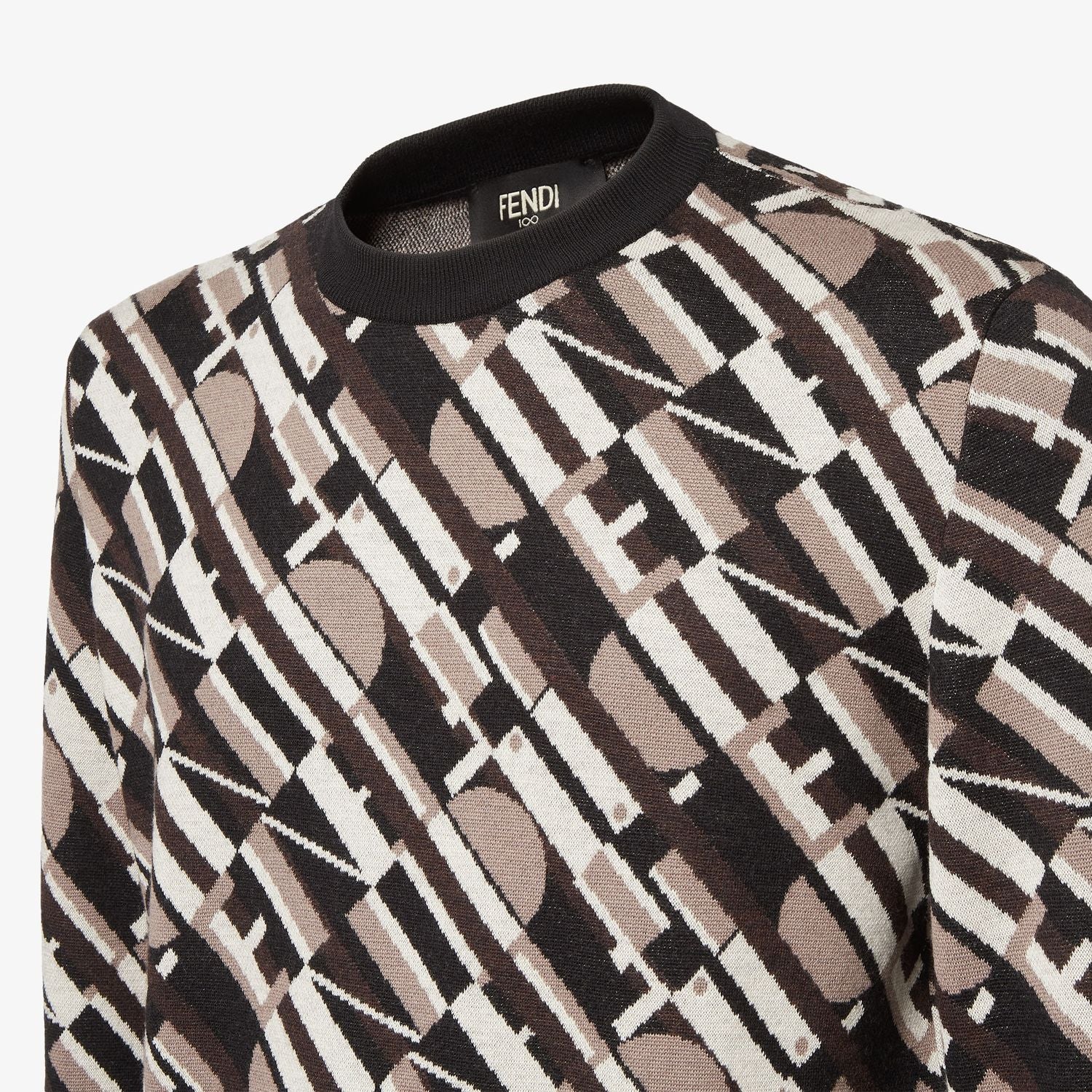 FENDI Men's Fleece Pullover - Perfect for FW25