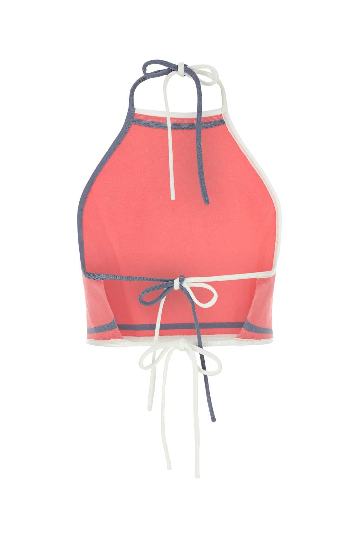 FENDI Viscose Blend Crop Top - Mini Fit