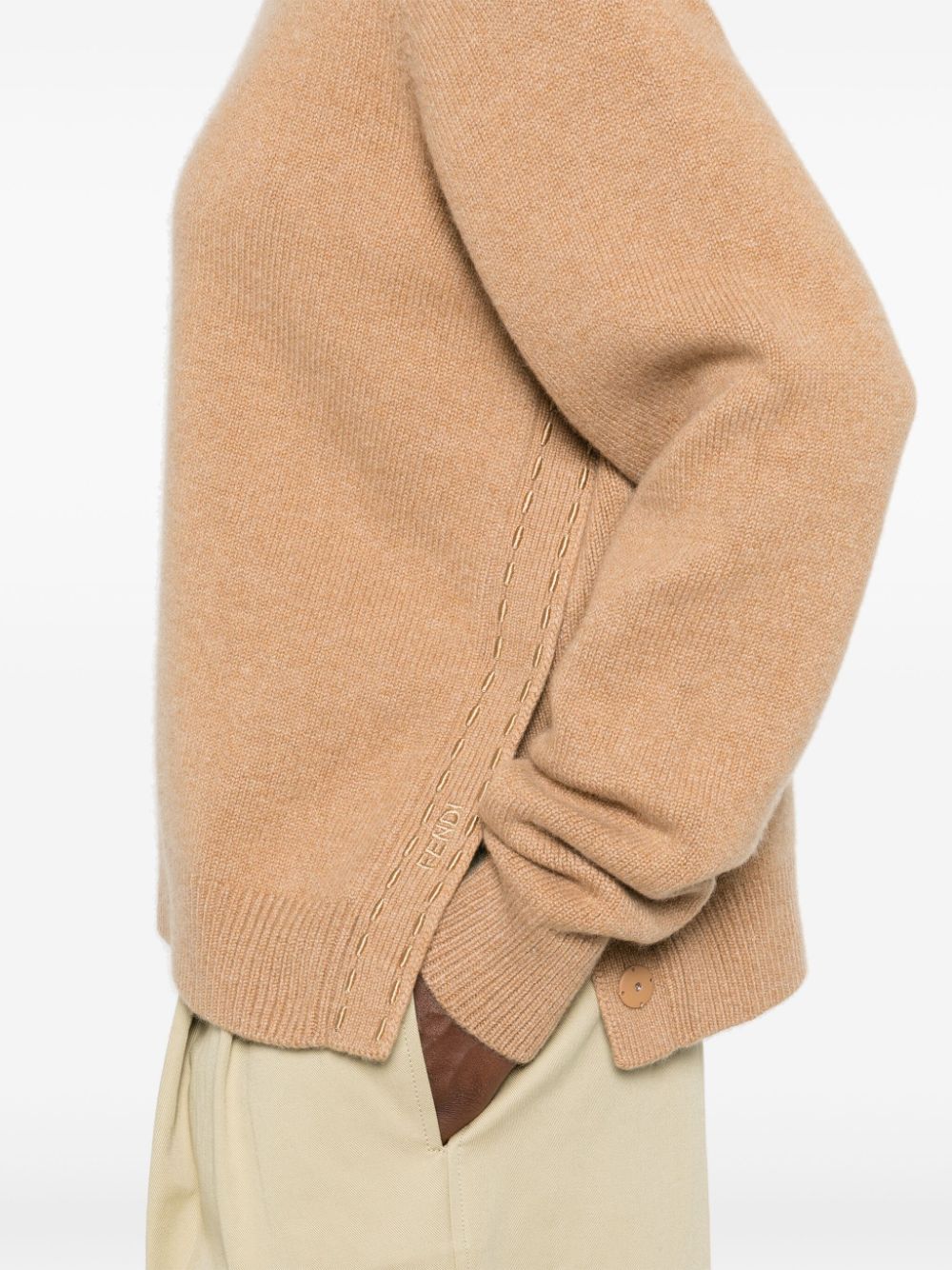 FENDI Cashmere High-Neck Jumper