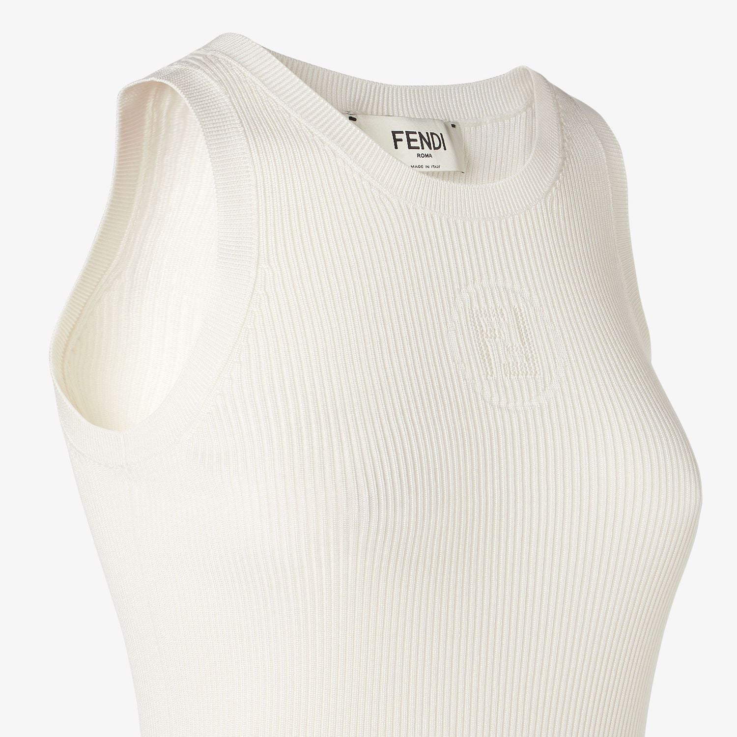 FENDI Ribbed Sleeveless Top