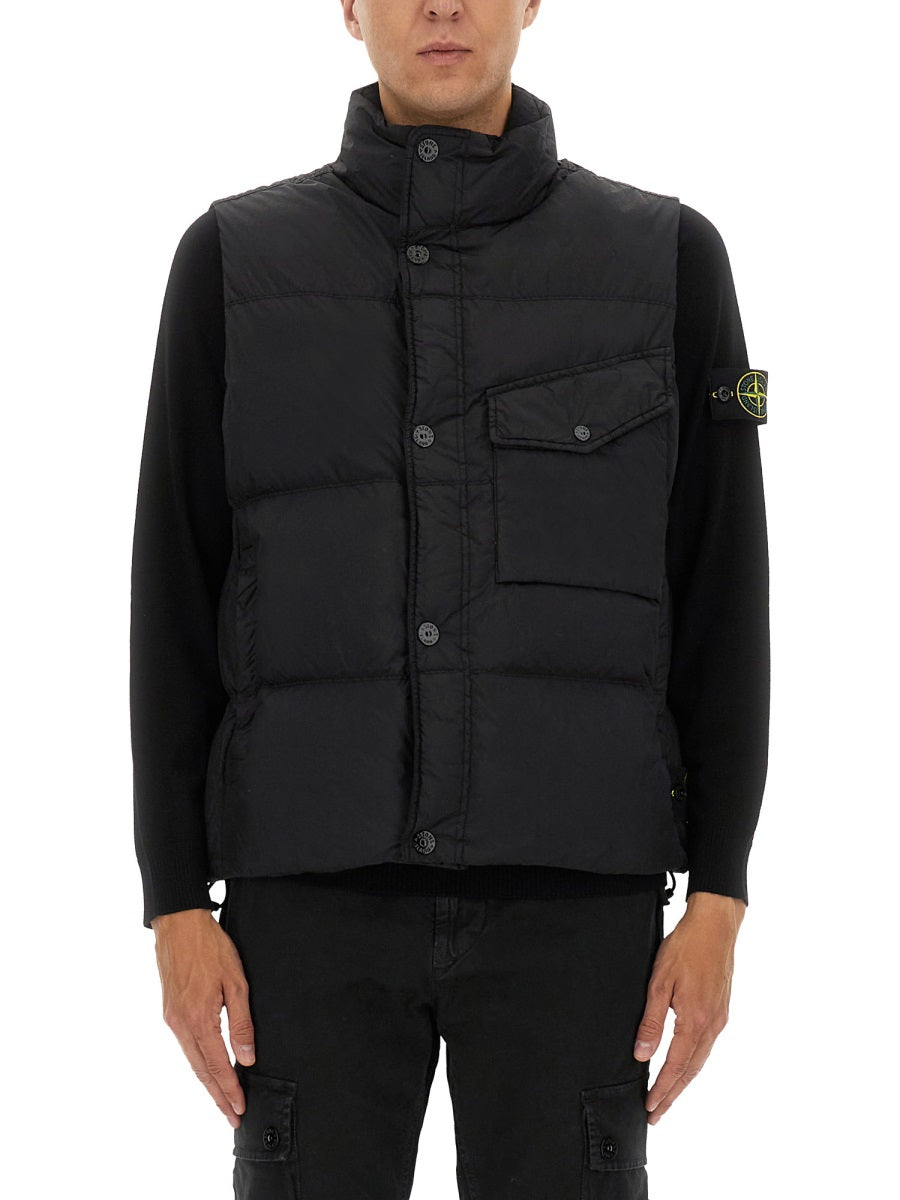 STONE ISLAND Quilted Down Vest for Men