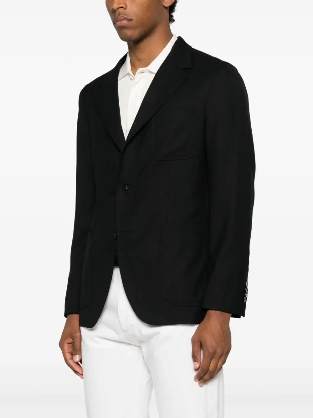 BOGLIOLI Wool Single-Breasted Jacket - Men's