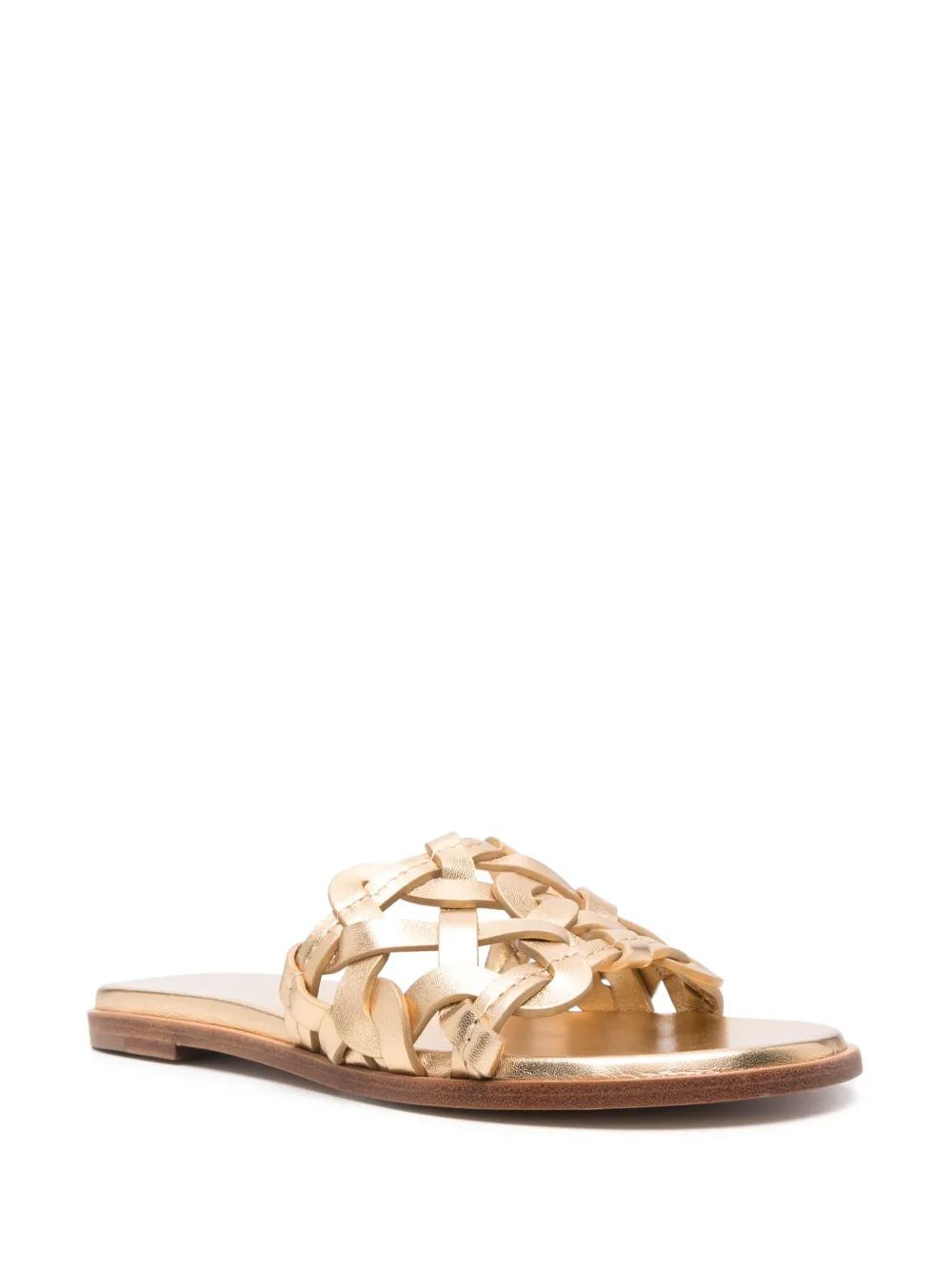GIANVITO ROSSI Elegant Nappa Silk Washed Sandals for Women