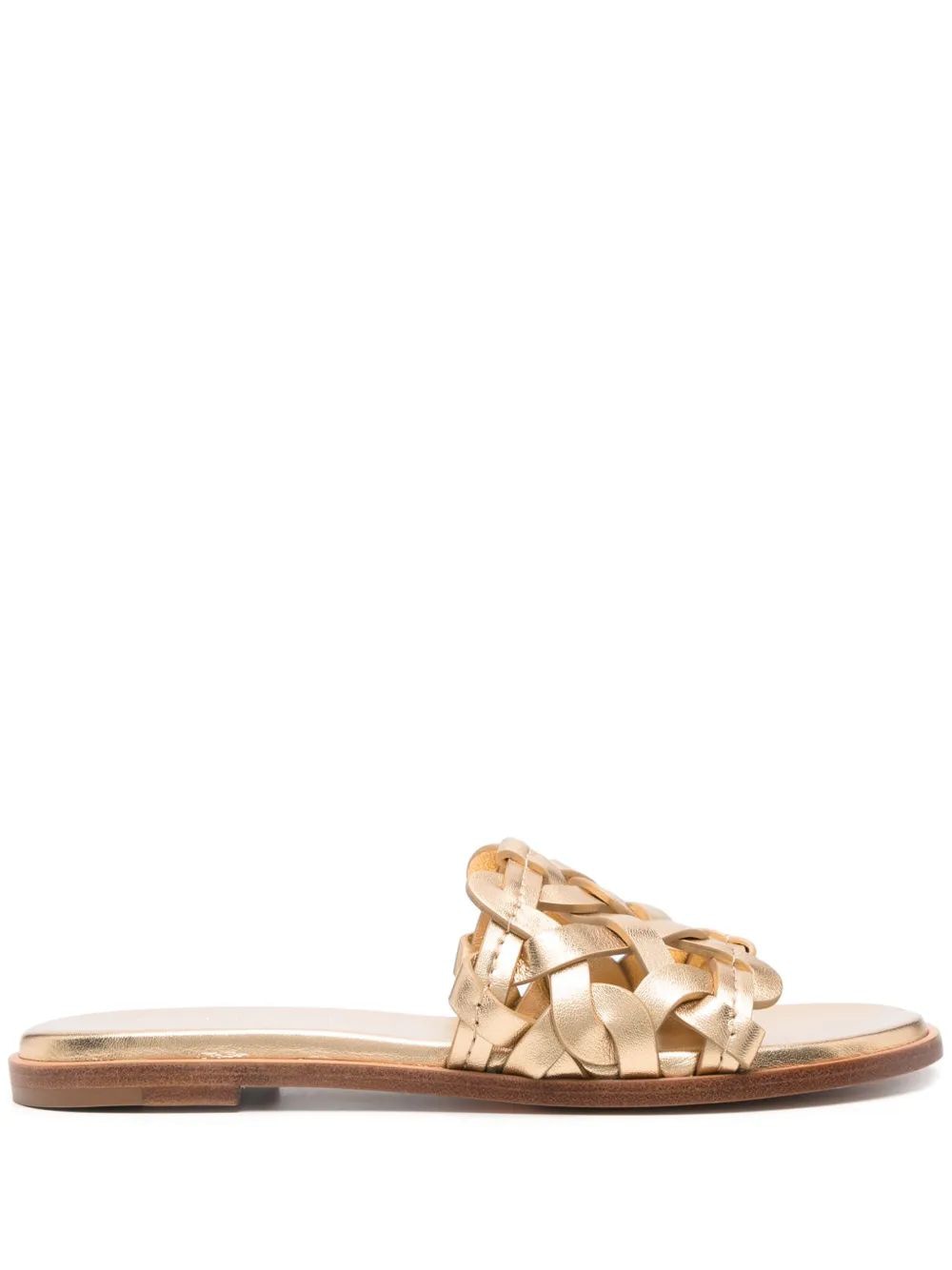 GIANVITO ROSSI Elegant Nappa Silk Washed Sandals for Women