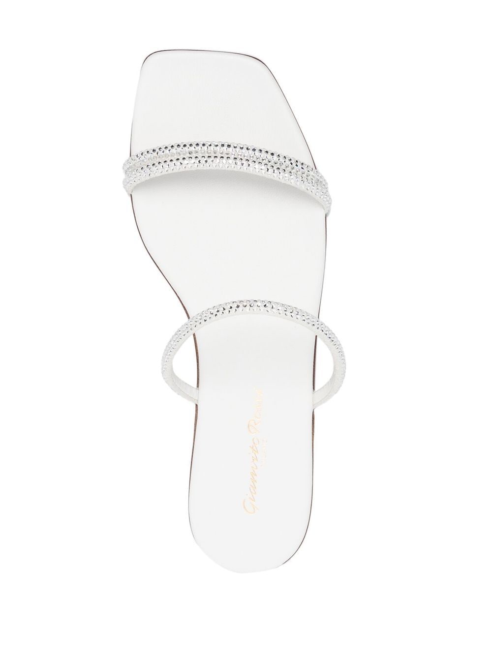 GIANVITO ROSSI Luxurious Rhinestone Cannes Sandals