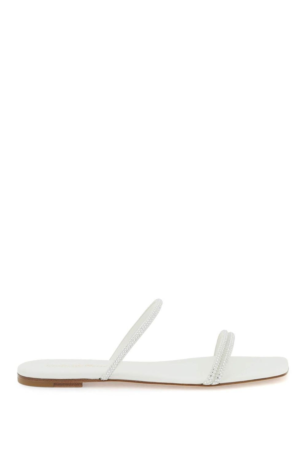 GIANVITO ROSSI Luxurious Rhinestone Cannes Sandals