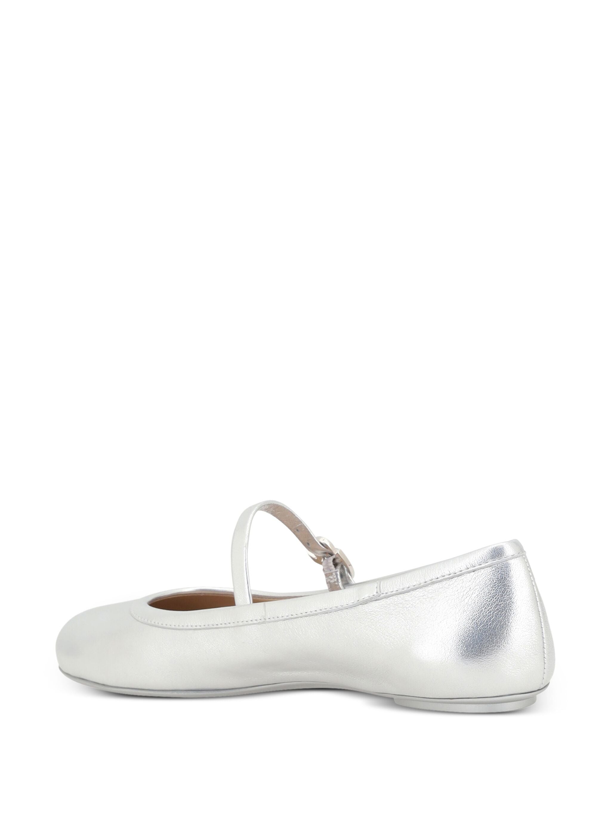 GIANVITO ROSSI Silk Washed Ballerina Slip-On for Women