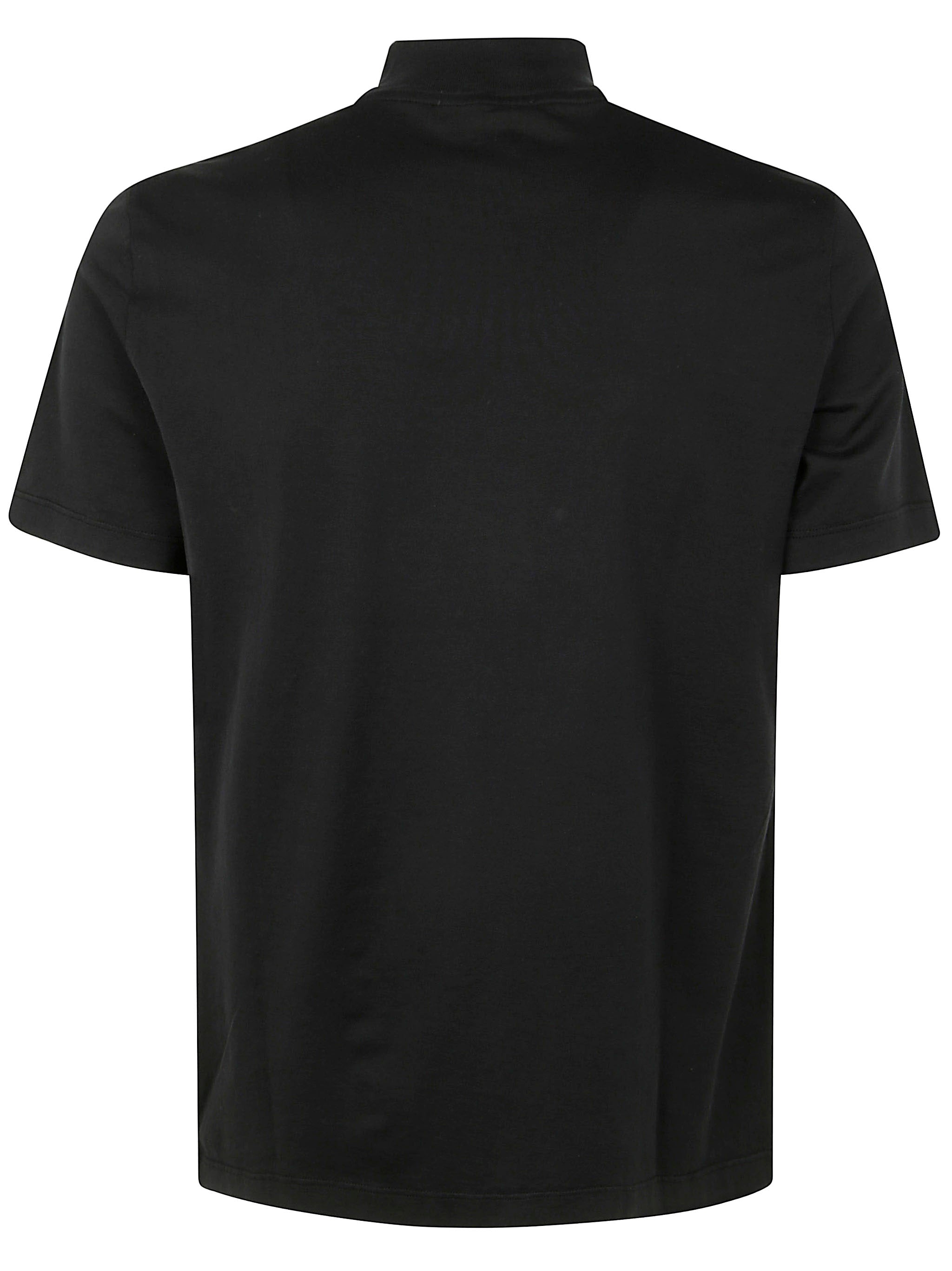 GIRELLI BRUNI Men's Mini Turtle Neck Short Sleeves T-Shirt