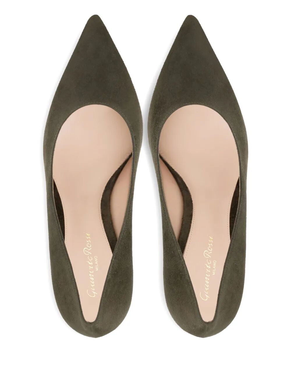 GIANVITO ROSSI 85 Suede Pumps