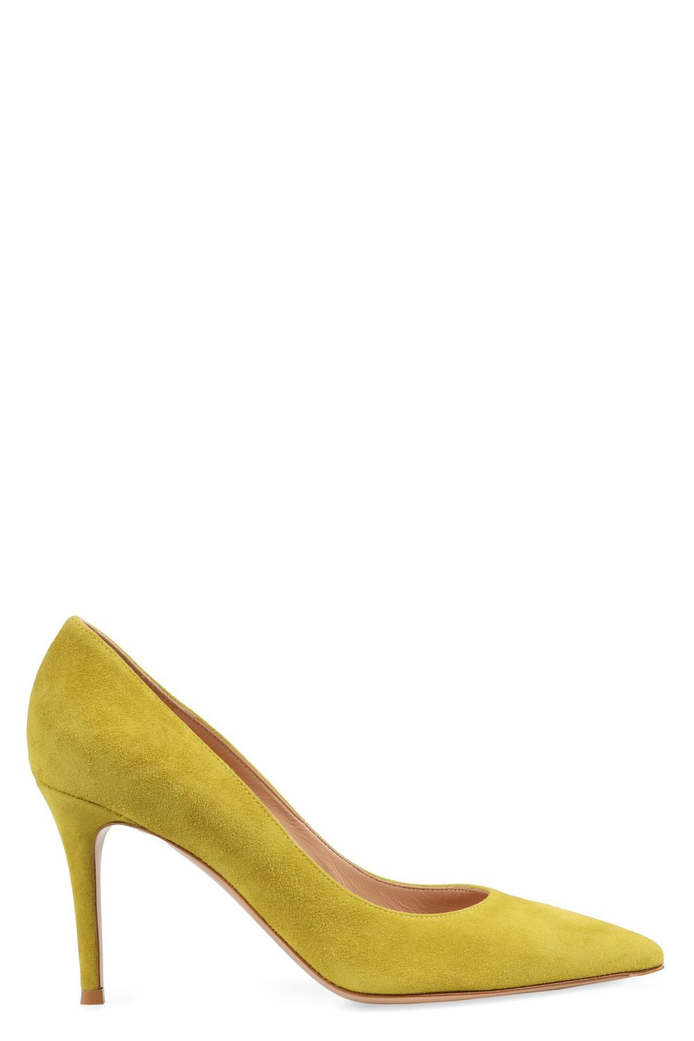 GIANVITO ROSSI 85 Pointy Toe Suede Stiletto Pumps