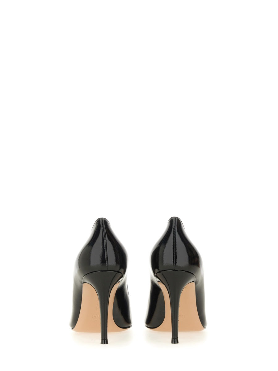 GIANVITO ROSSI Elegant Leather Pumps with 85MM Heel