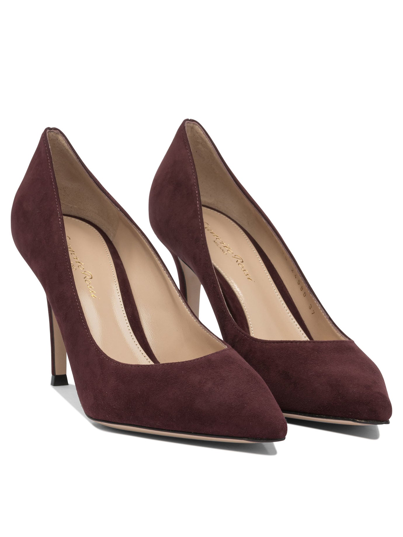 GIANVITO ROSSI Heeled Leather Pumps for Women