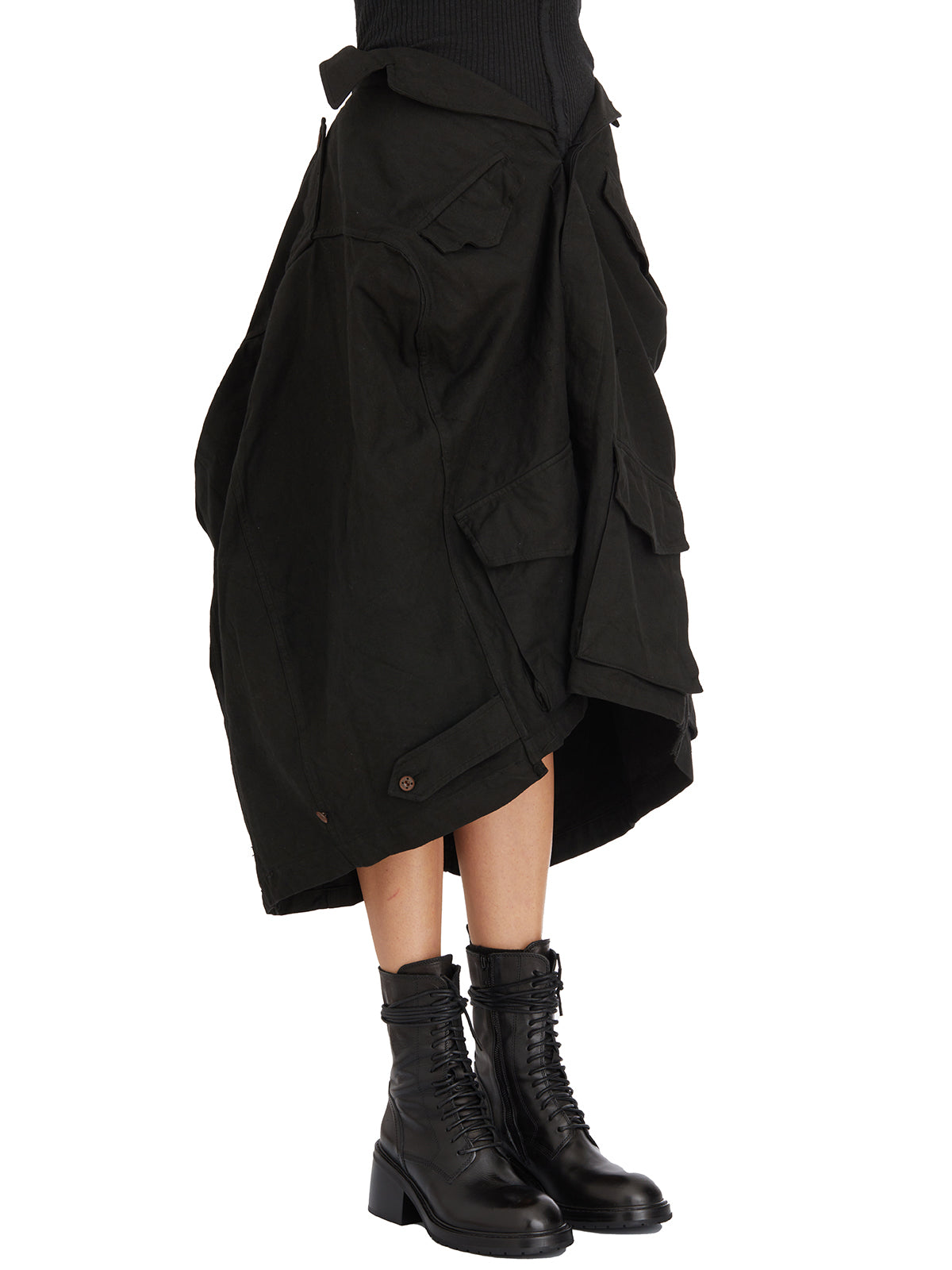 MARC LE BIHAN Shirt Effect Mini Skirt - Size 38