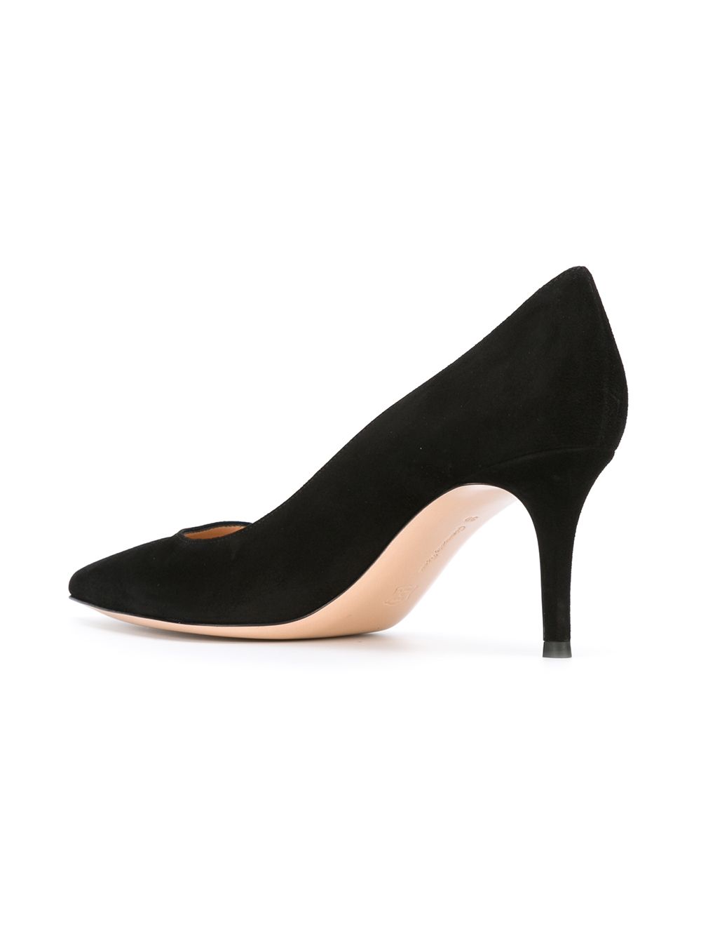 GIANVITO ROSSI Elegant 70mm Suede Leather Pumps