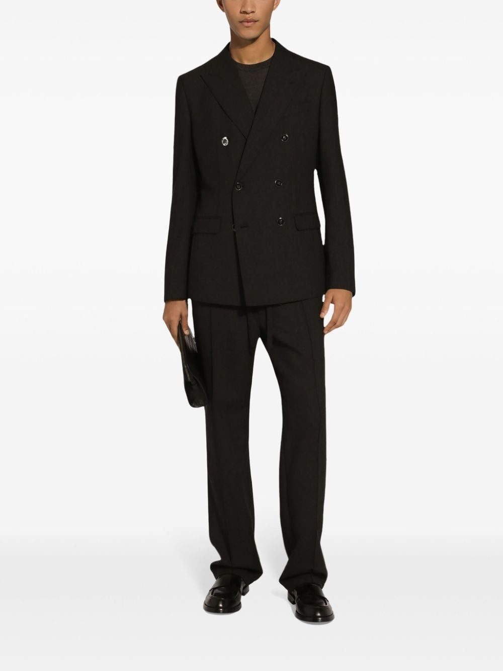 DOLCE & GABBANA Sophisticated Melangrigi Formal Jacket for Men