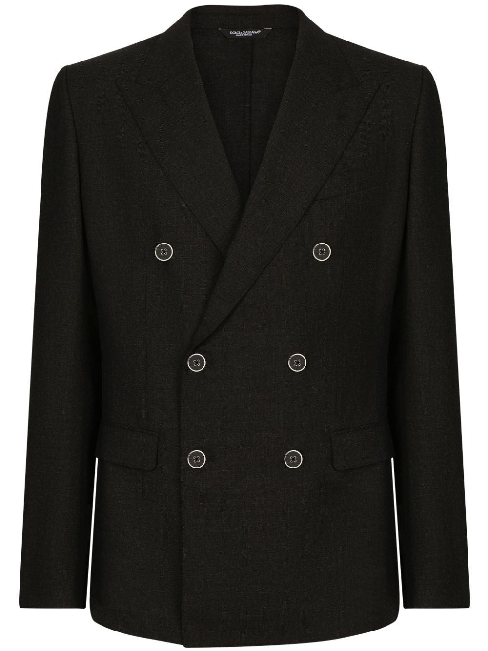 DOLCE & GABBANA Sophisticated Melangrigi Formal Jacket for Men