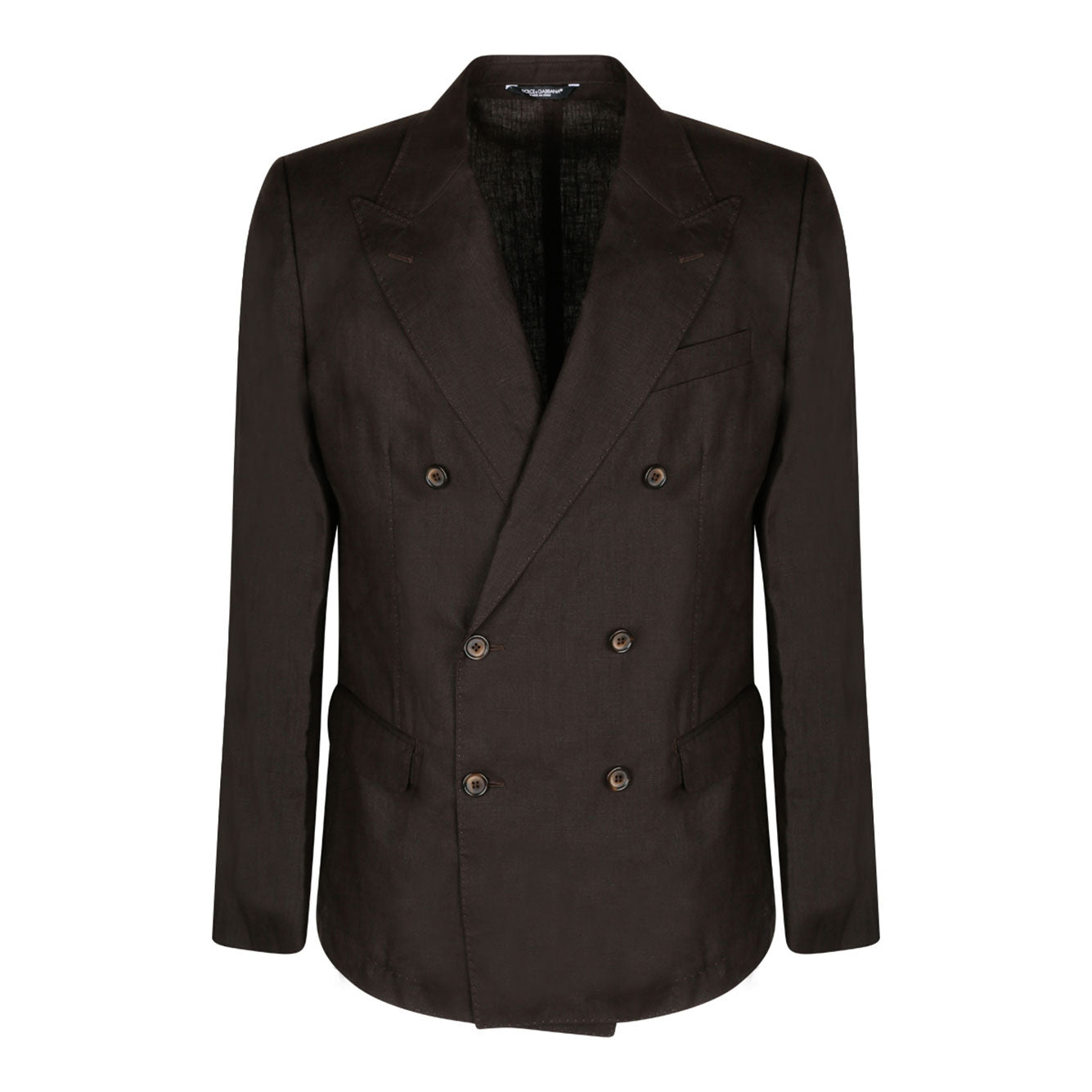 DOLCE & GABBANA Flax Cotton Lightweight Jacket for Men