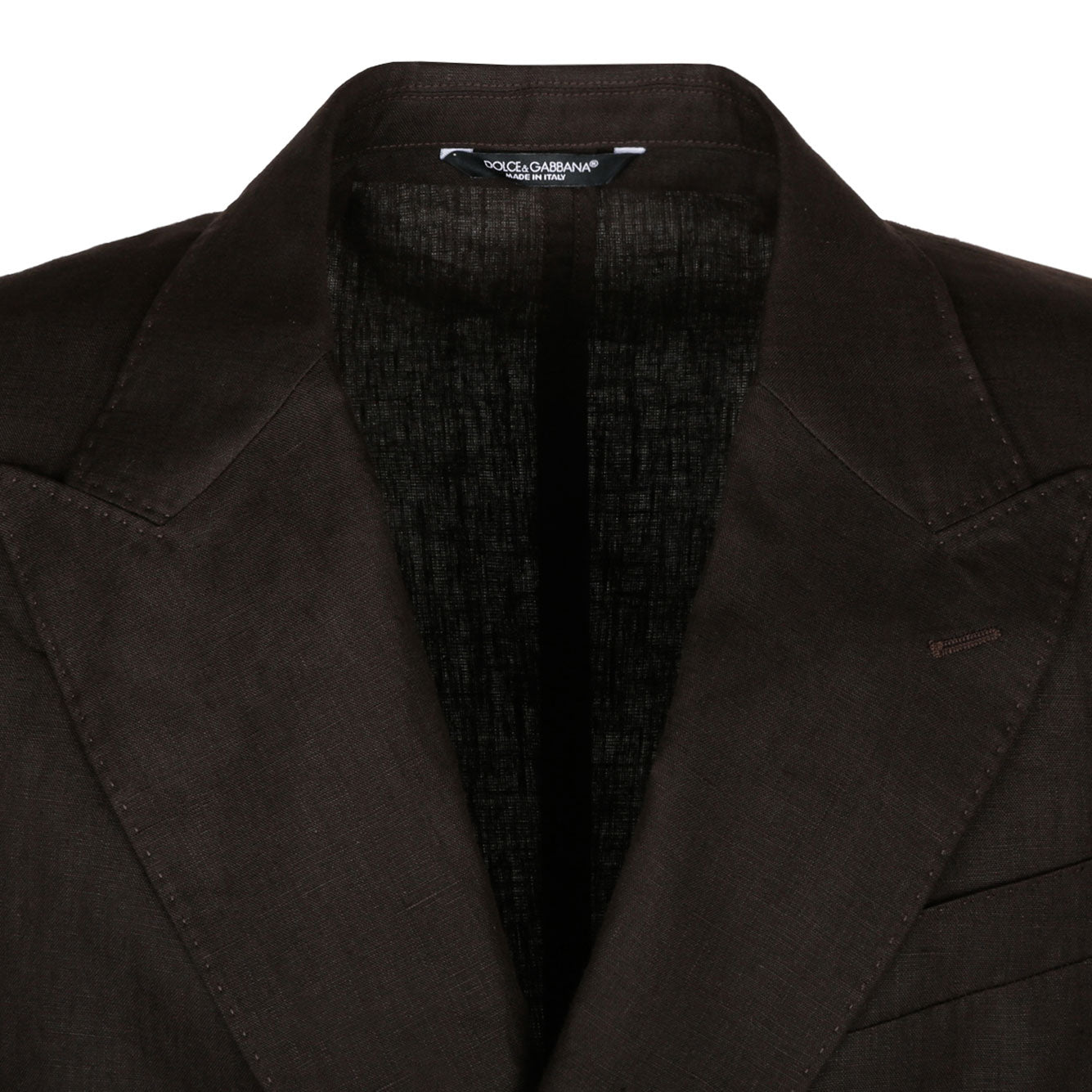 DOLCE & GABBANA Flax Cotton Lightweight Jacket for Men