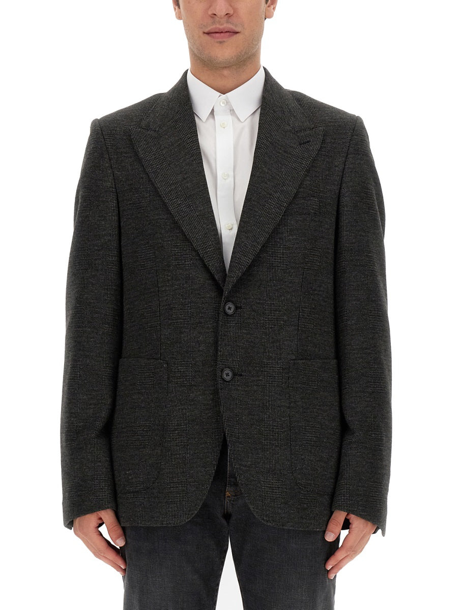DOLCE & GABBANA Men's Single Breasted Peak Lapel Jacket