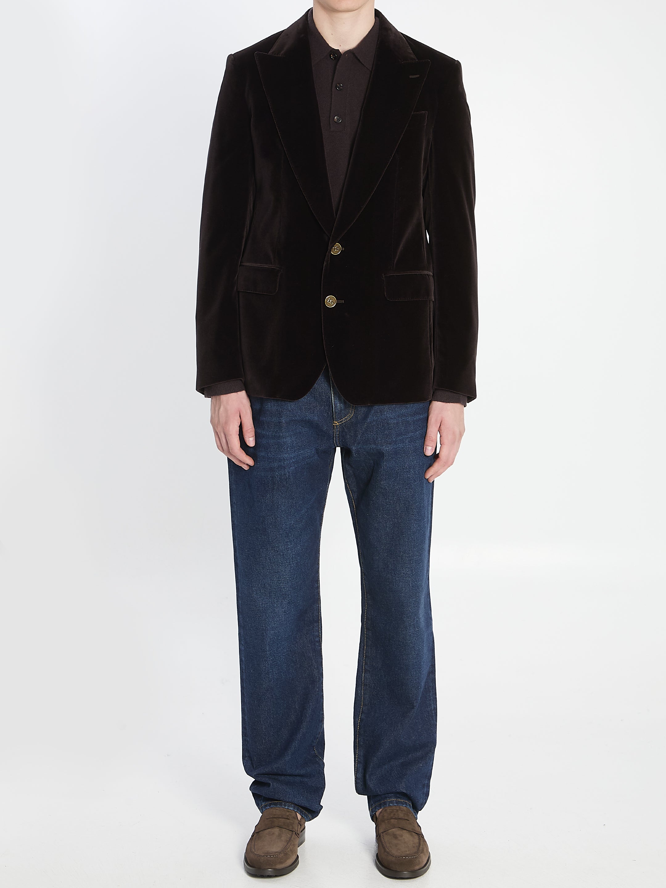 DOLCE & GABBANA Single-Breasted Sicilia Light Jacket - Regular Fit Size 50