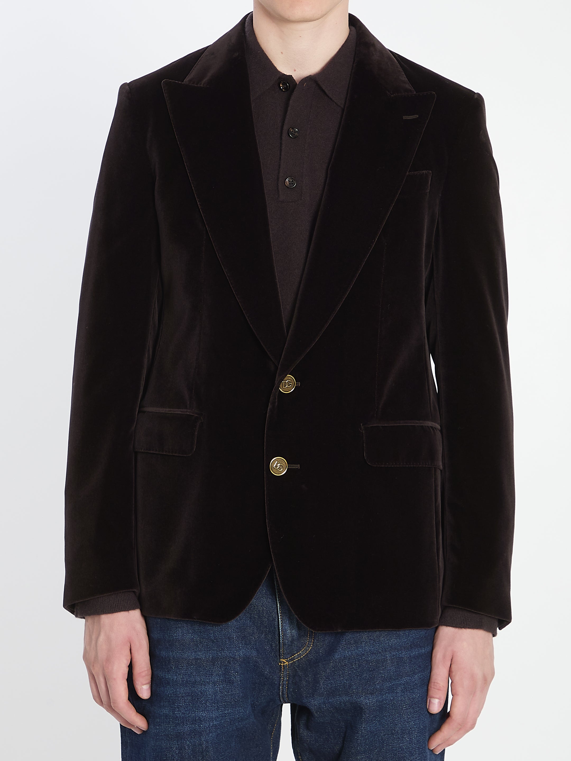 DOLCE & GABBANA Single-Breasted Sicilia Light Jacket - Regular Fit Size 50