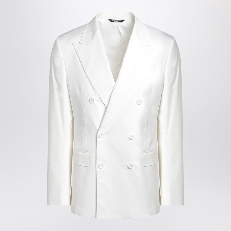 DOLCE & GABBANA Single-Breasted Cotton Jacket - Men’s Fashion Essential
