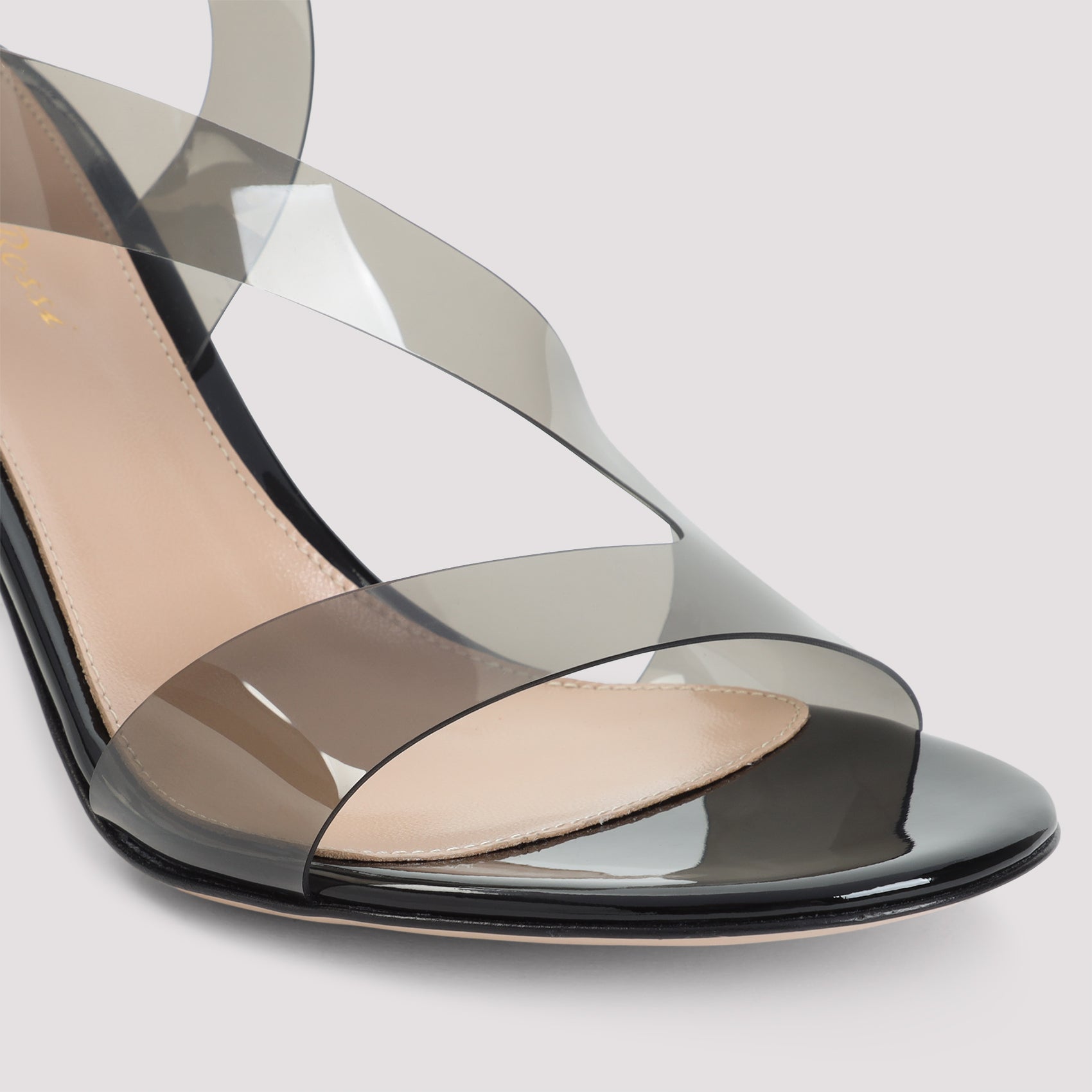 GIANVITO ROSSI PVC Metropolis Mini Sandals with 7cm Heel