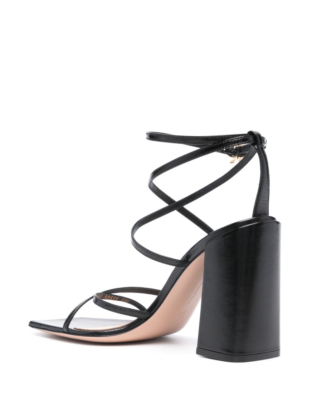 GIANVITO ROSSI Chic Leather Heel Sandals