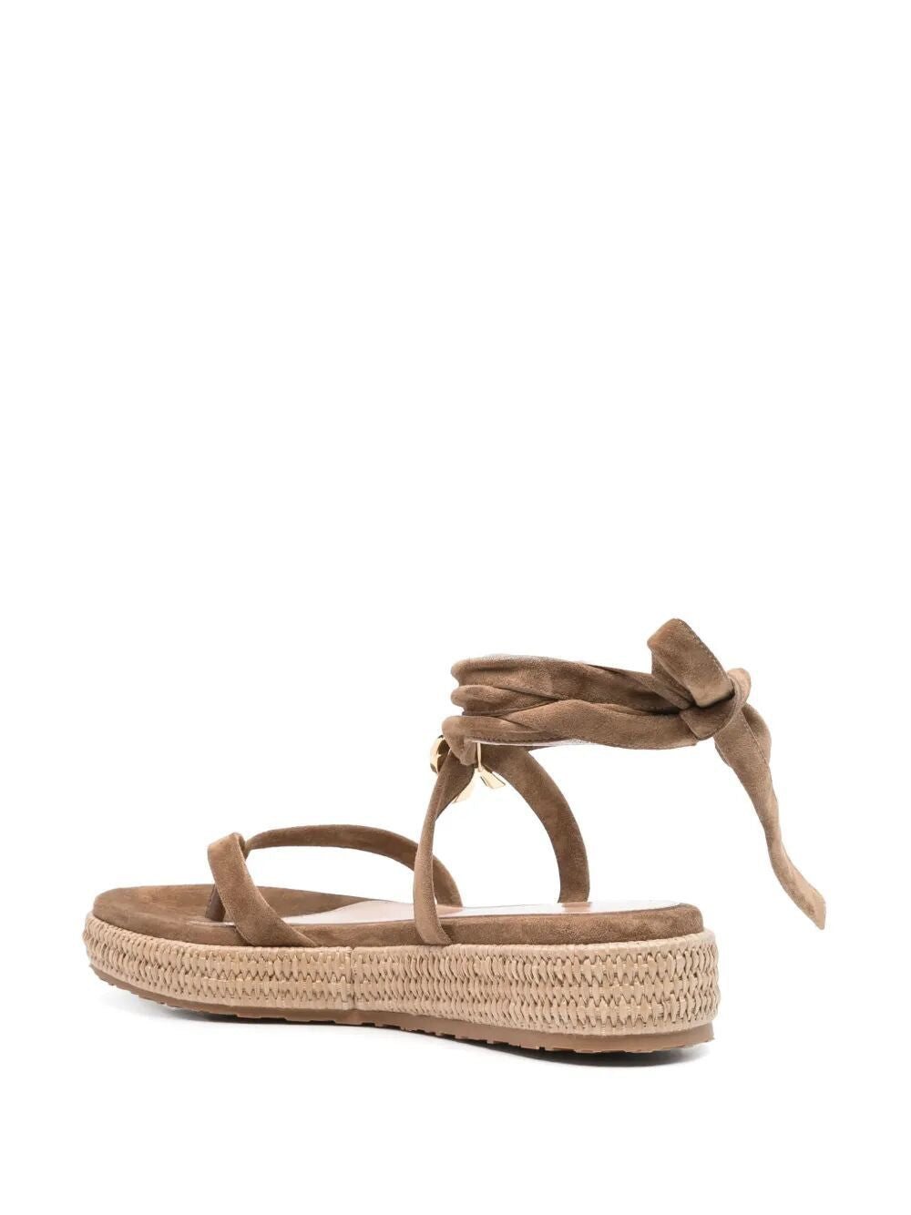 GIANVITO ROSSI Suede Flat Sandal for Women