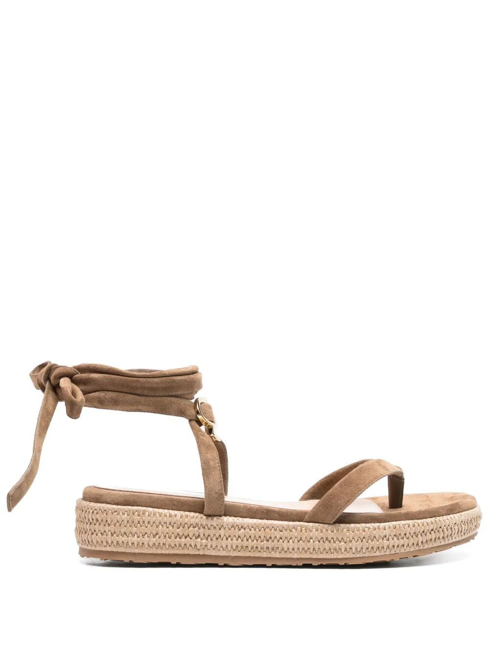 GIANVITO ROSSI Suede Flat Sandal for Women
