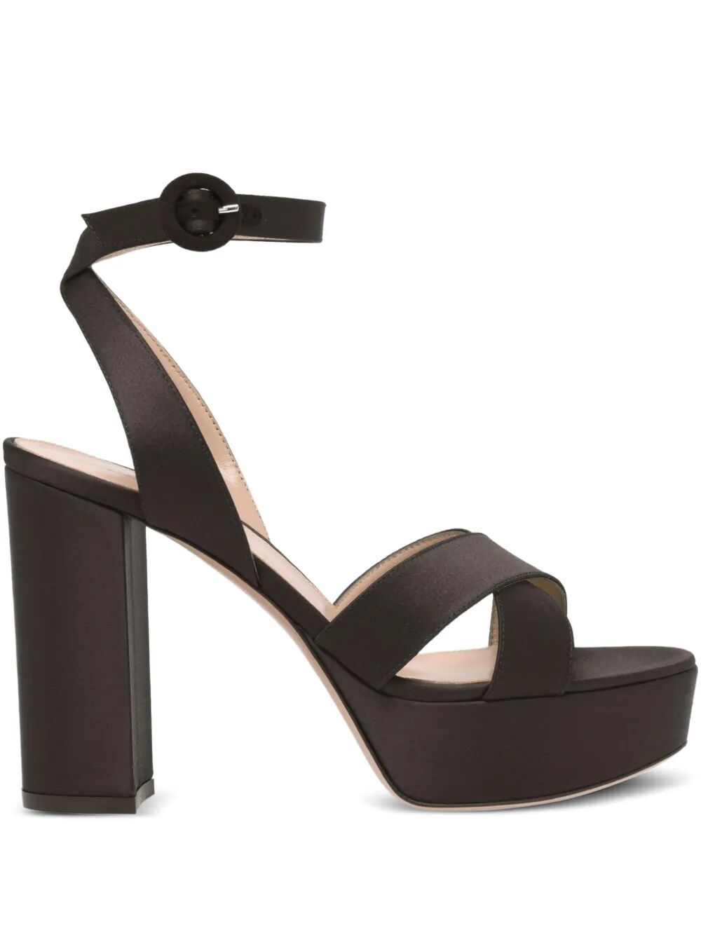 GIANVITO ROSSI Crepe Satin Sandals