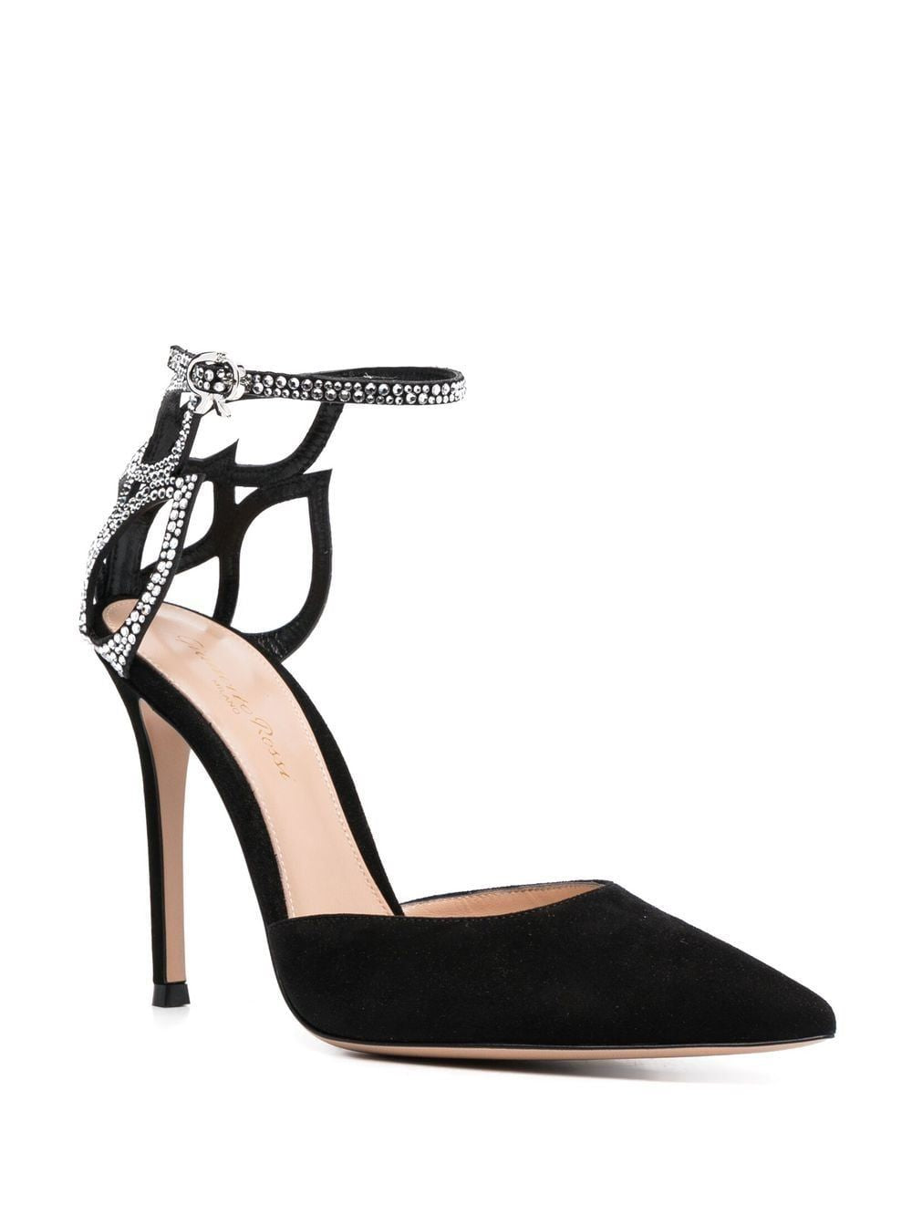 GIANVITO ROSSI Crystal Fleur Pumps for Women