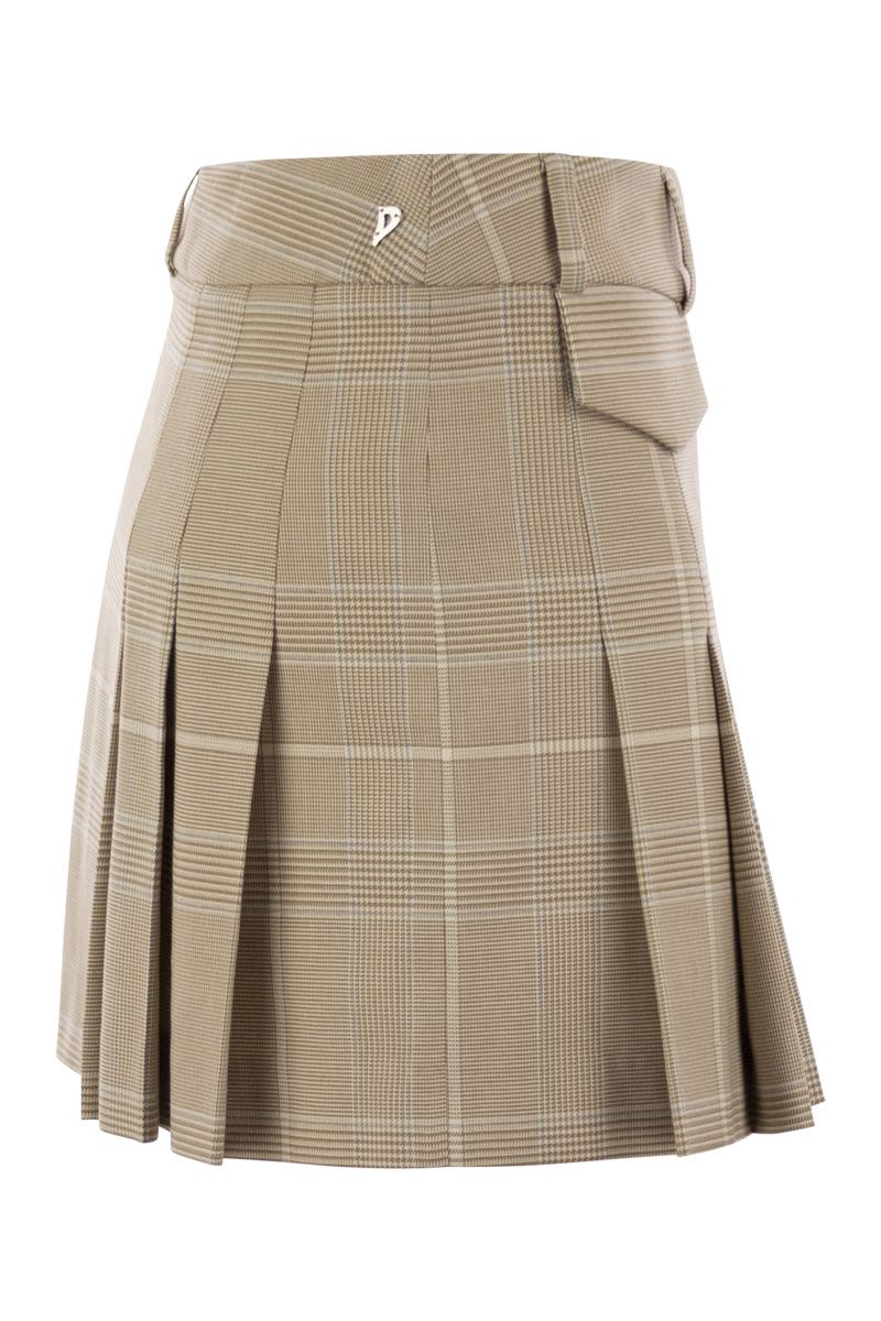 DONDUP Women's Pleated Mini Skirt