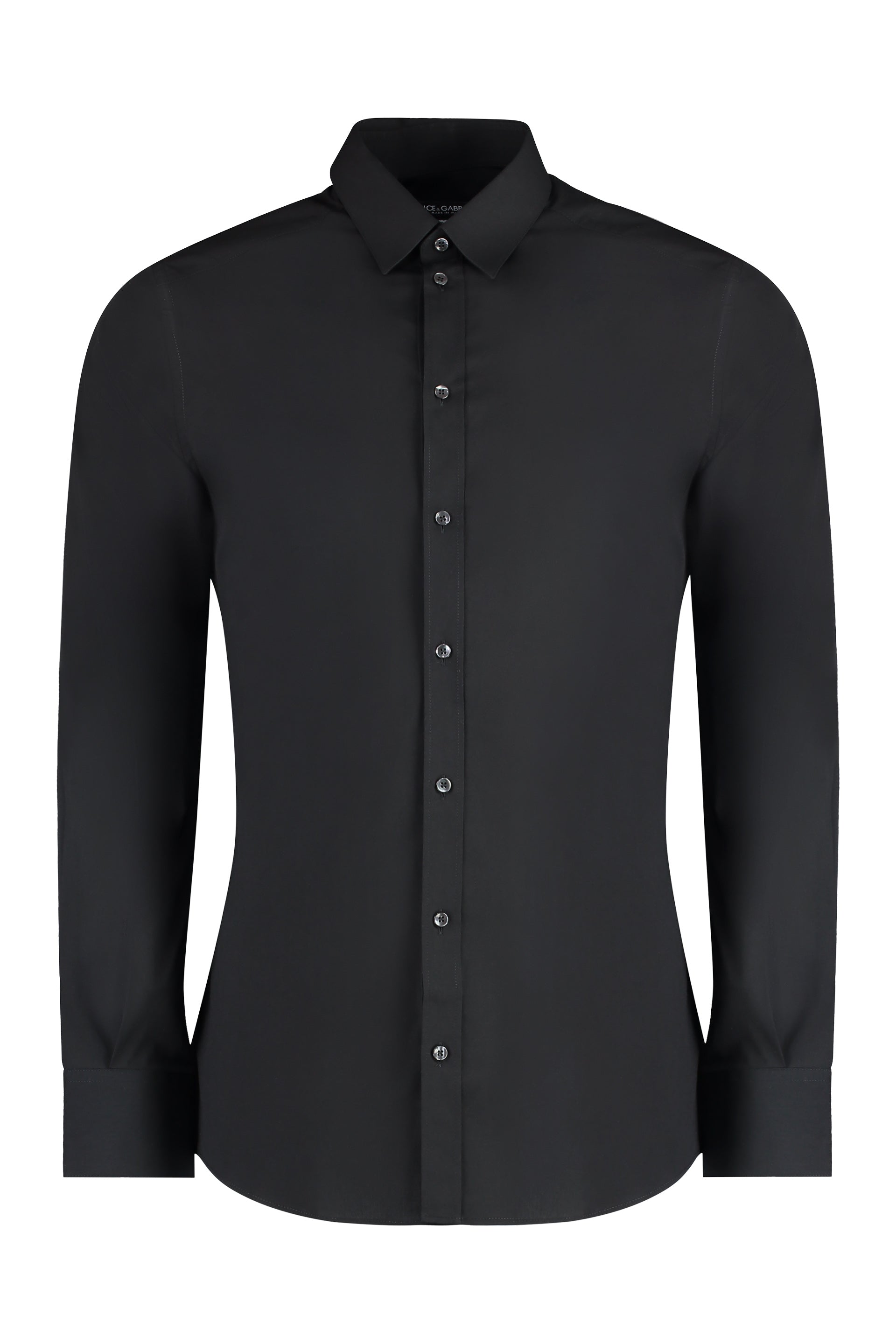 DOLCE & GABBANA Classic Stretch Poplin Shirt for Men