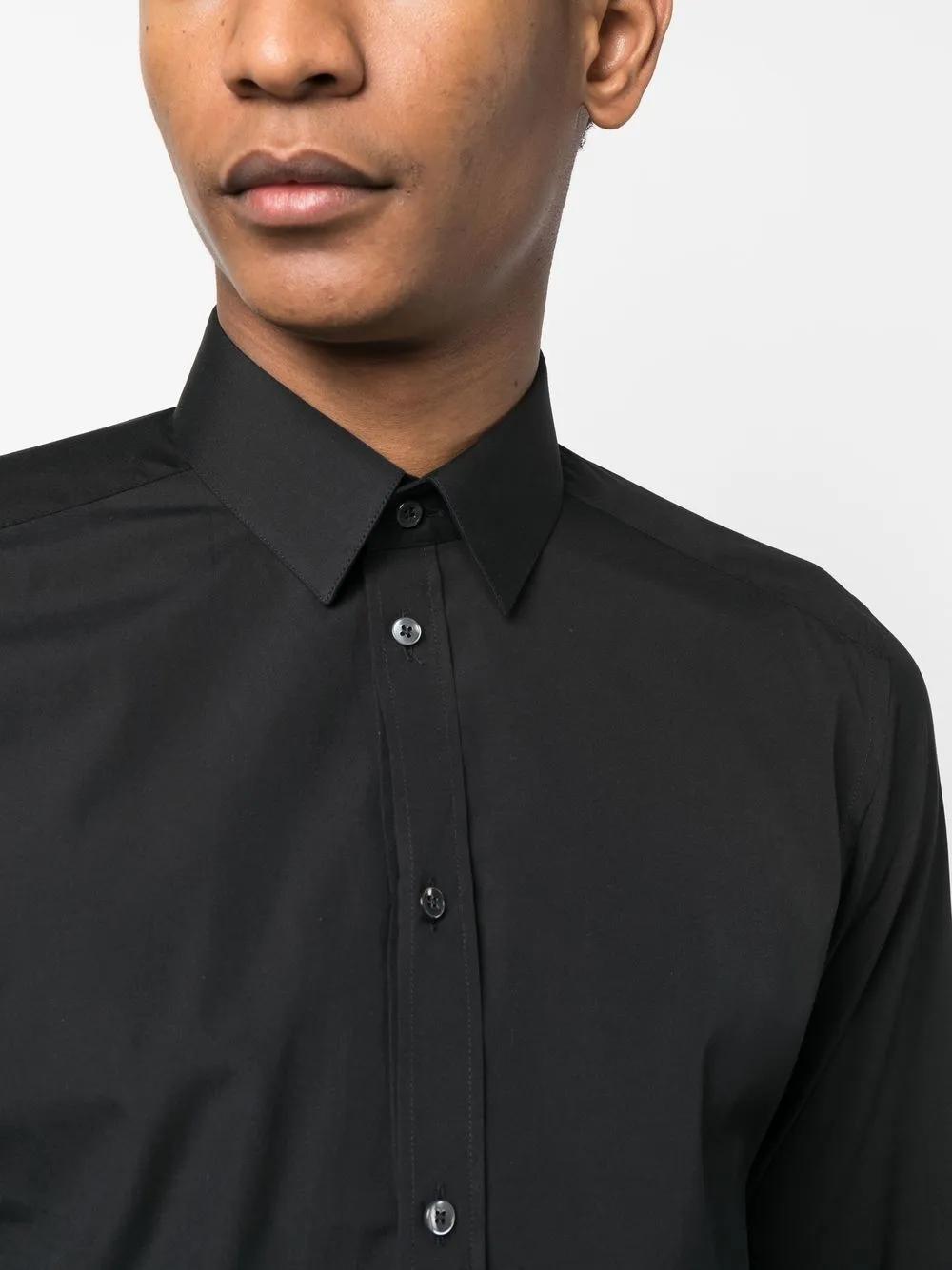 DOLCE & GABBANA Classic Cotton Button-Up Shirt for Men
