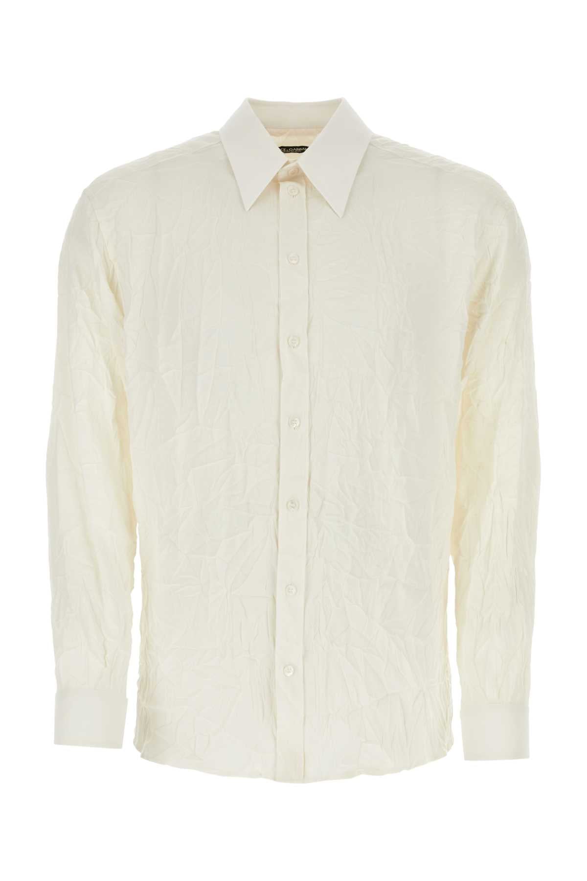 DOLCE & GABBANA Stretch Silk Shirt for Men - SS23