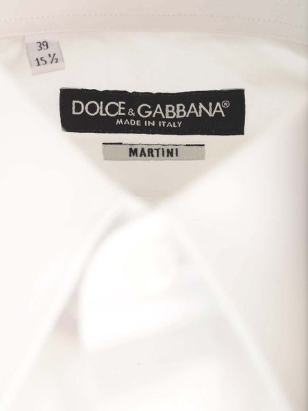 DOLCE & GABBANA Classic Cotton Shirt with Martini Fit