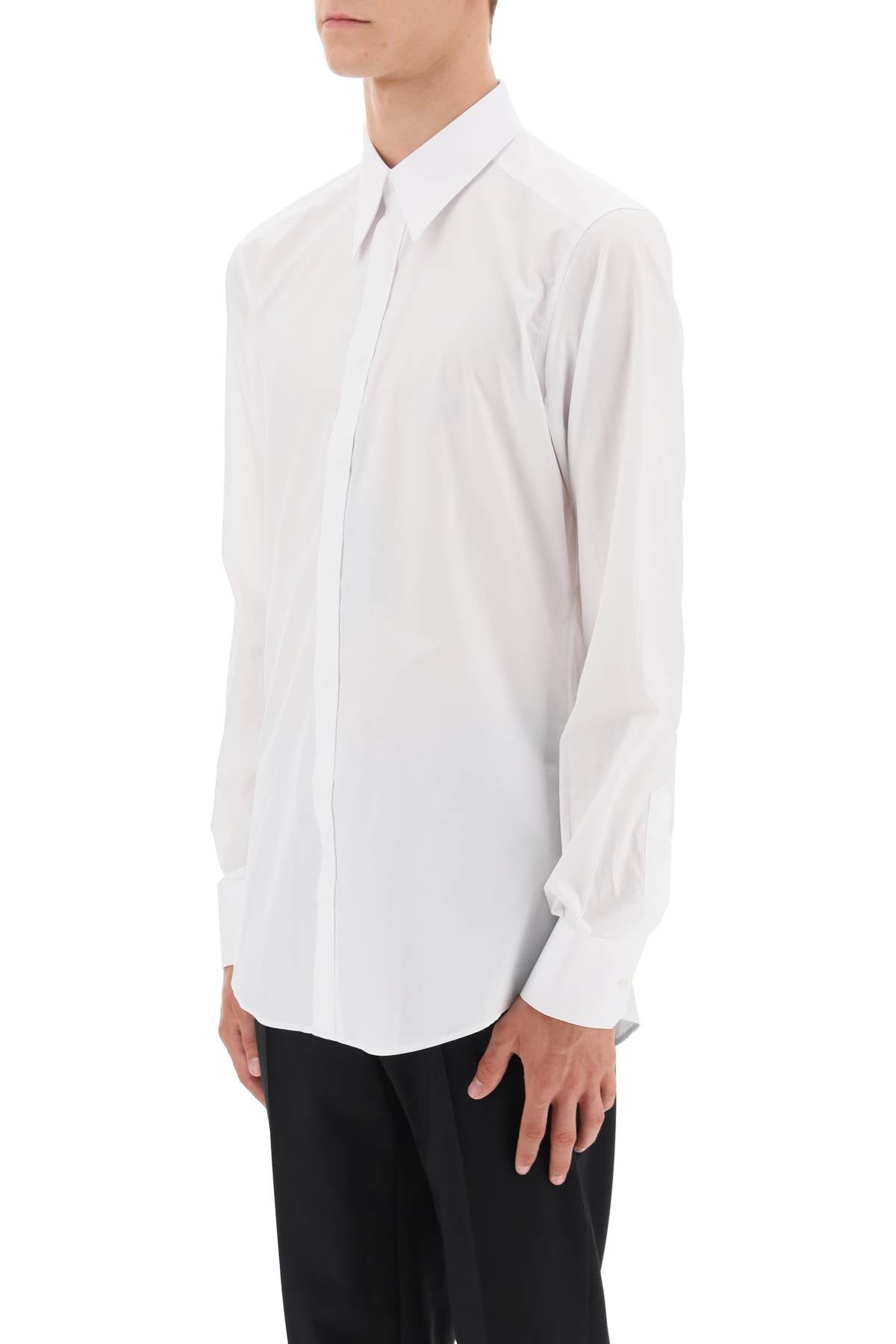 DOLCE & GABBANA Classic Cotton Shirt with Martini Fit