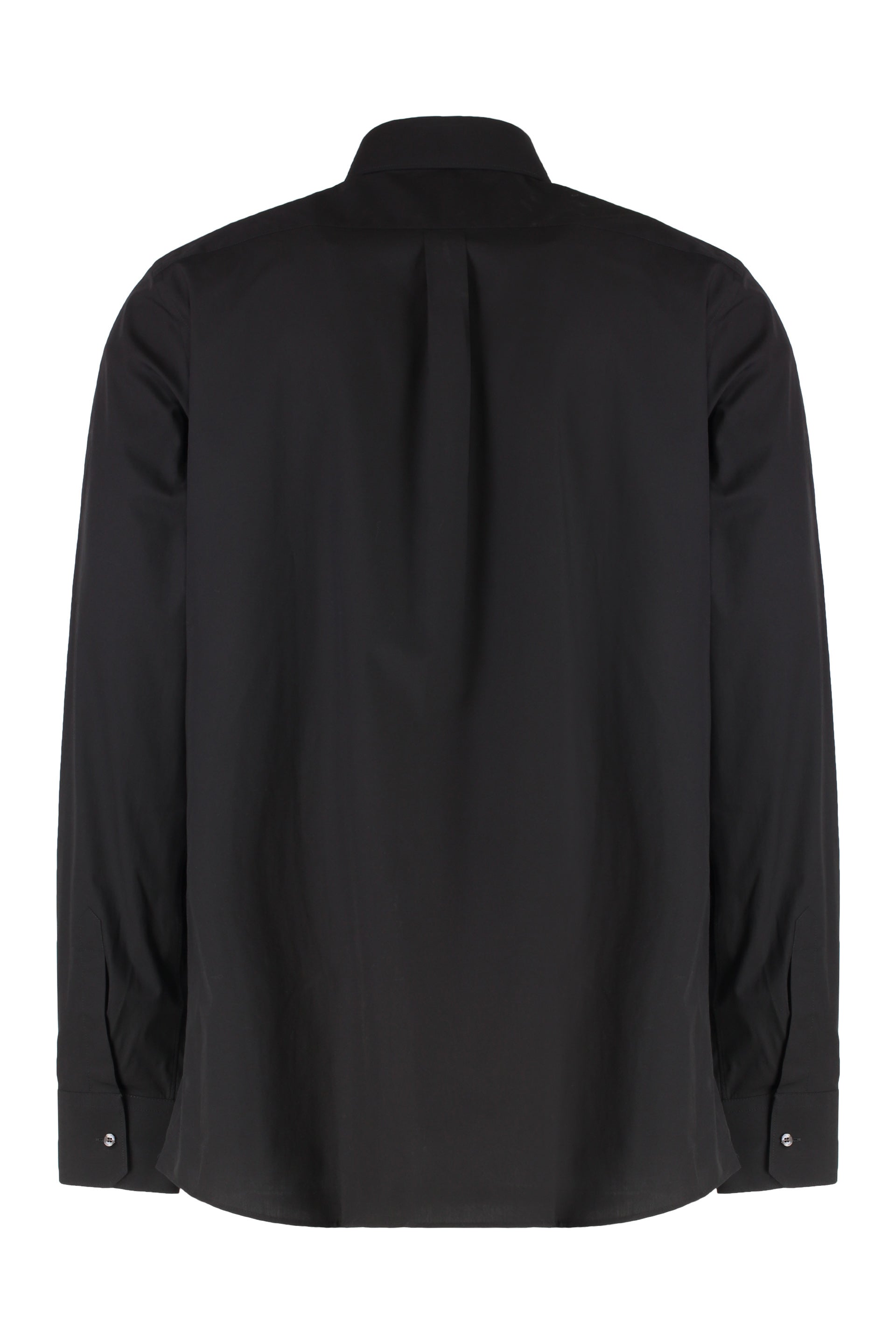 DOLCE & GABBANA Men's Martini Cotton Shirt with Rounded Hem