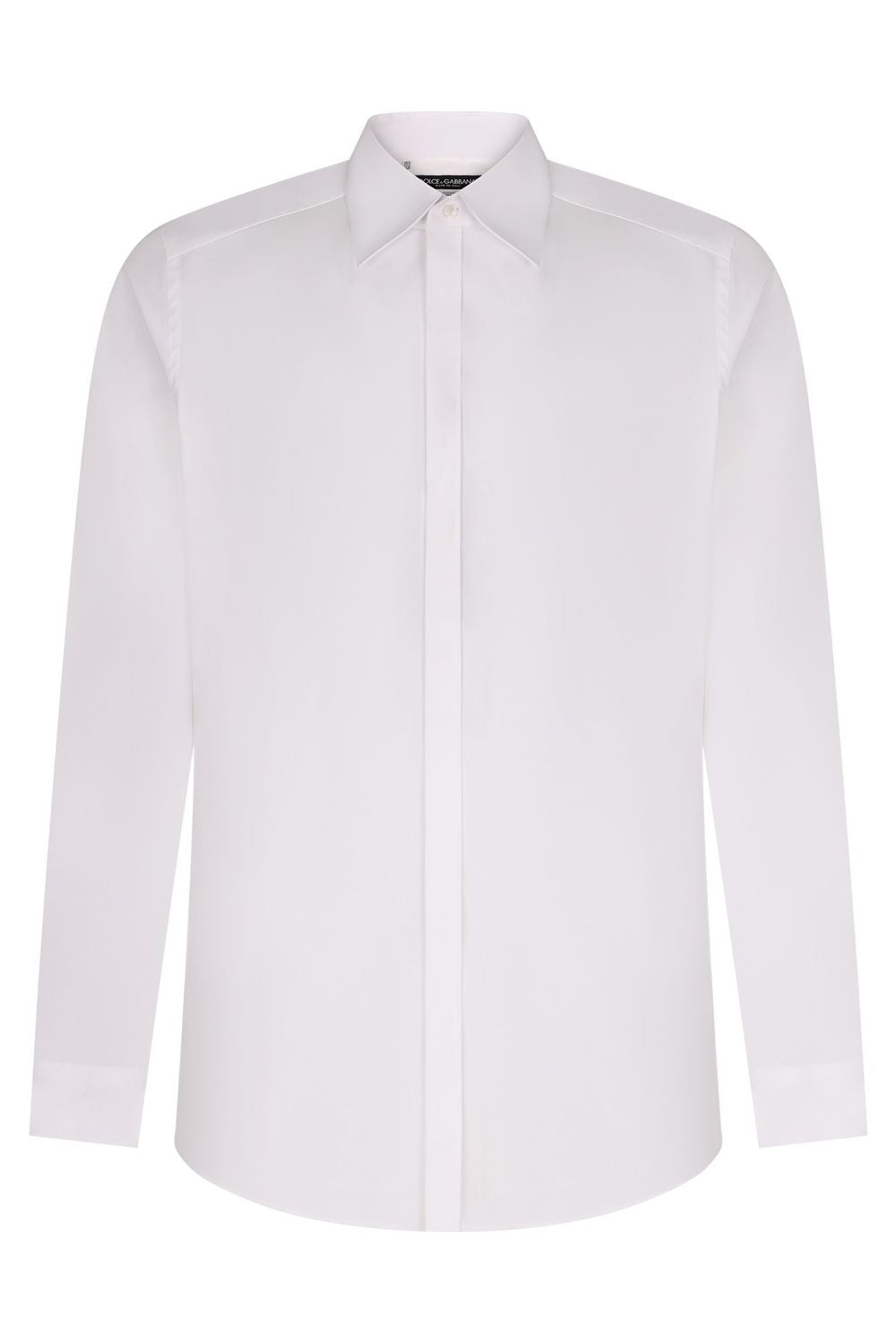DOLCE & GABBANA Stretch Cotton Shirt for Men
