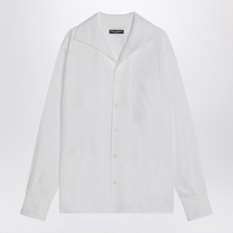 DOLCE & GABBANA Linen Shirt for Men - SS25 Collection